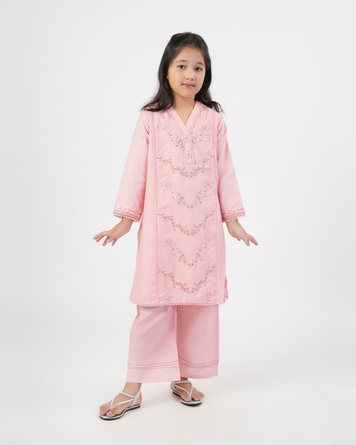 Eminent Girls' Signature Embroidered 2Pc Suit, Girls Shalwar Kameez, Eminent, Chase Value