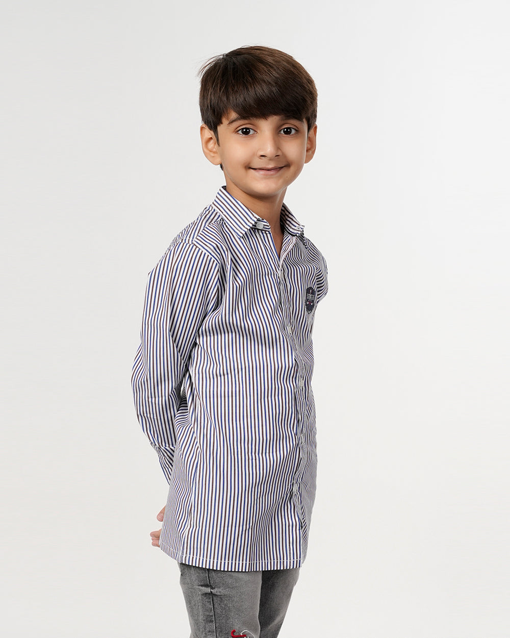 Eminent Boys Full Sleeves Casual Shirt - Navy Blue, Boys Shirts, Eminent, Chase Value