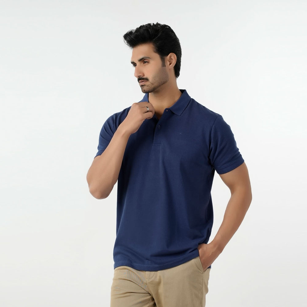 Eminent Men's Polo Half Sleeves T-Shirt - Navy Blue, Men's T-Shirts & Polos, Eminent, Chase Value