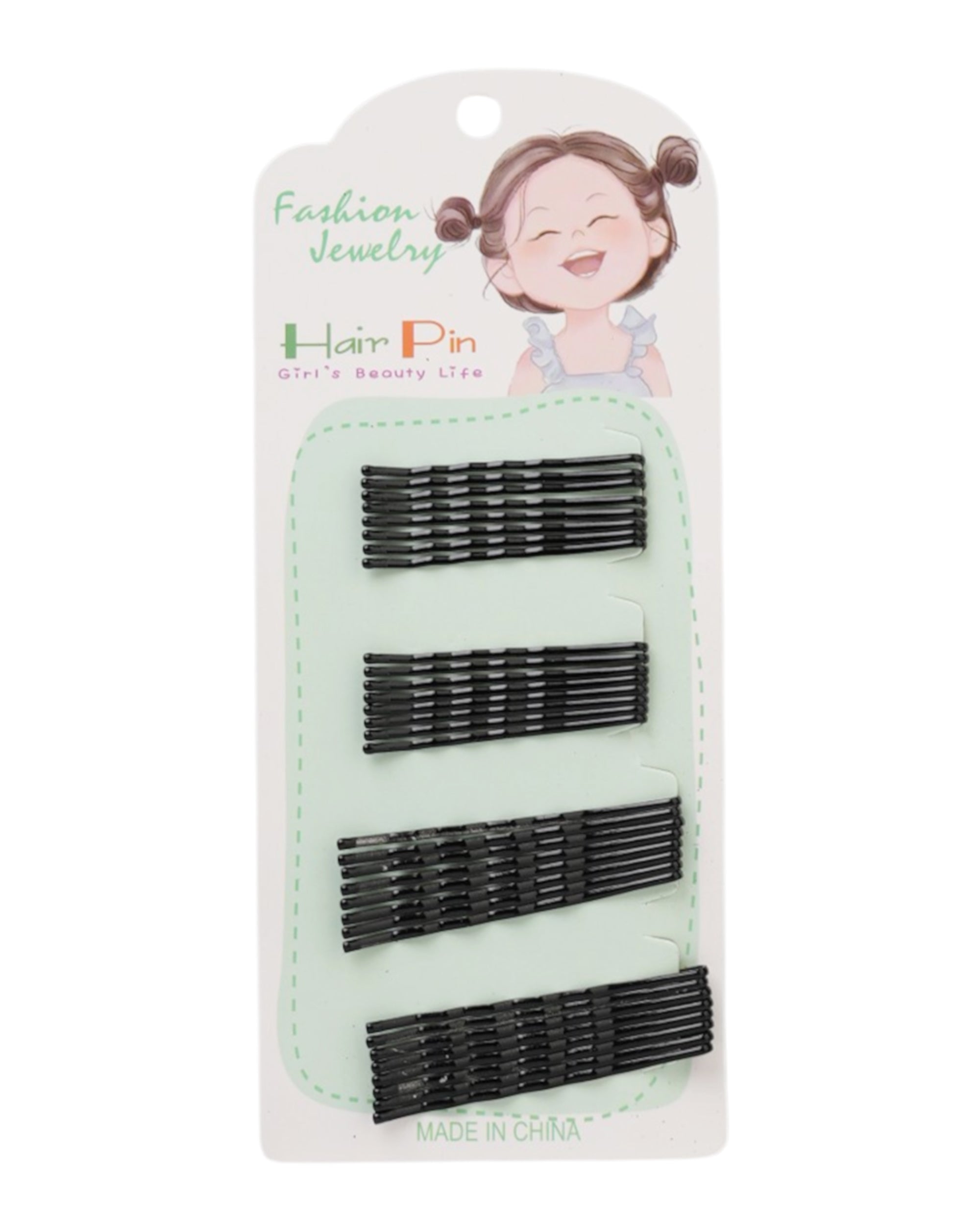 Hair Bobby Pins Card