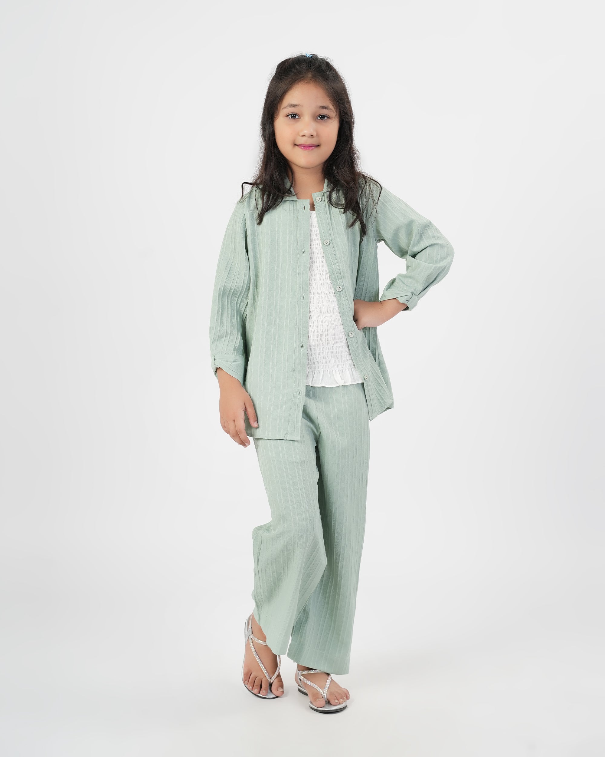Eminent Girls' Plain Fusion 2pc Suit, Girls Shalwar Kameez, Eminent, Chase Value