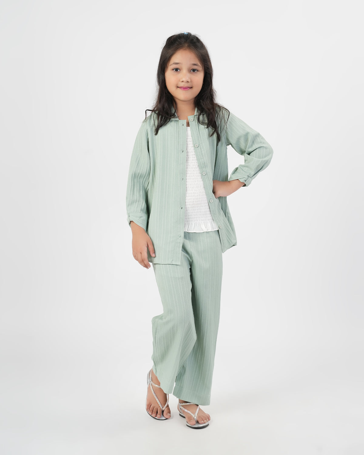Eminent Girls' Plain Fusion 2pc Suit, Girls Shalwar Kameez, Eminent, Chase Value