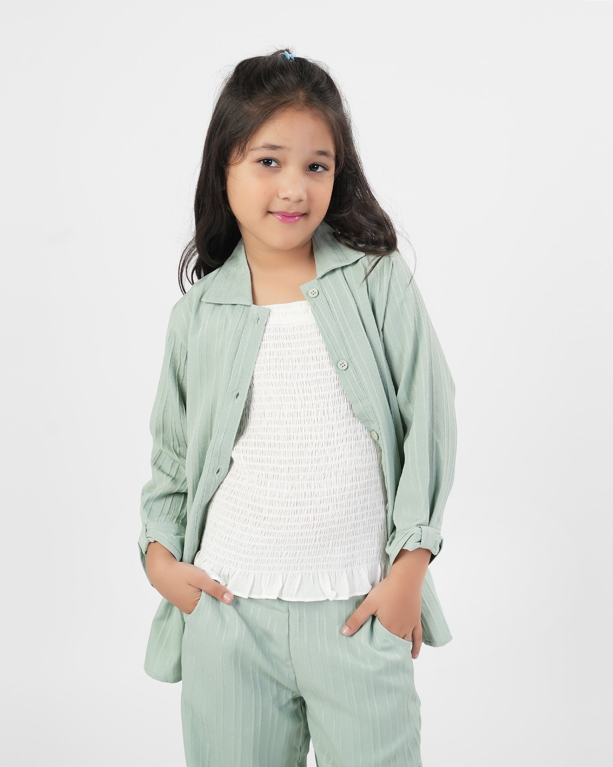Eminent Girls' Plain Fusion 2pc Suit, Girls Shalwar Kameez, Eminent, Chase Value