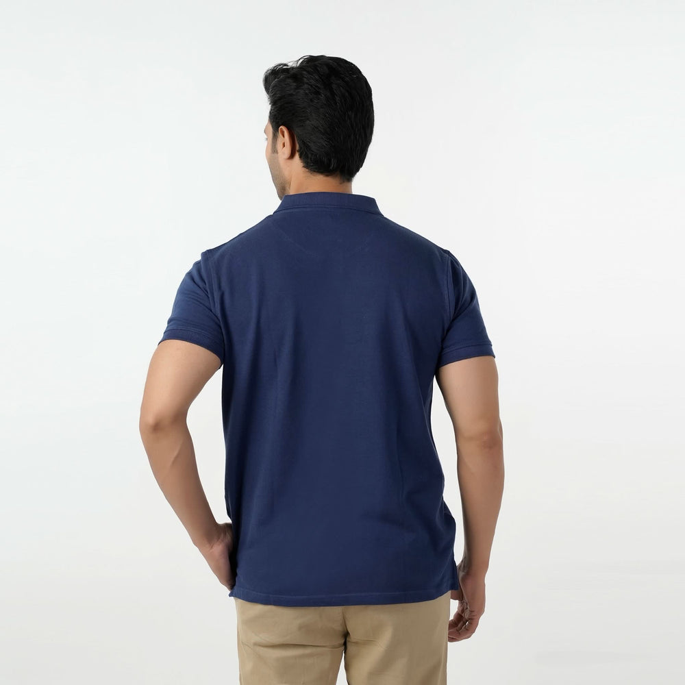 Eminent Men's Polo Half Sleeves T-Shirt - Navy Blue, Men's T-Shirts & Polos, Eminent, Chase Value