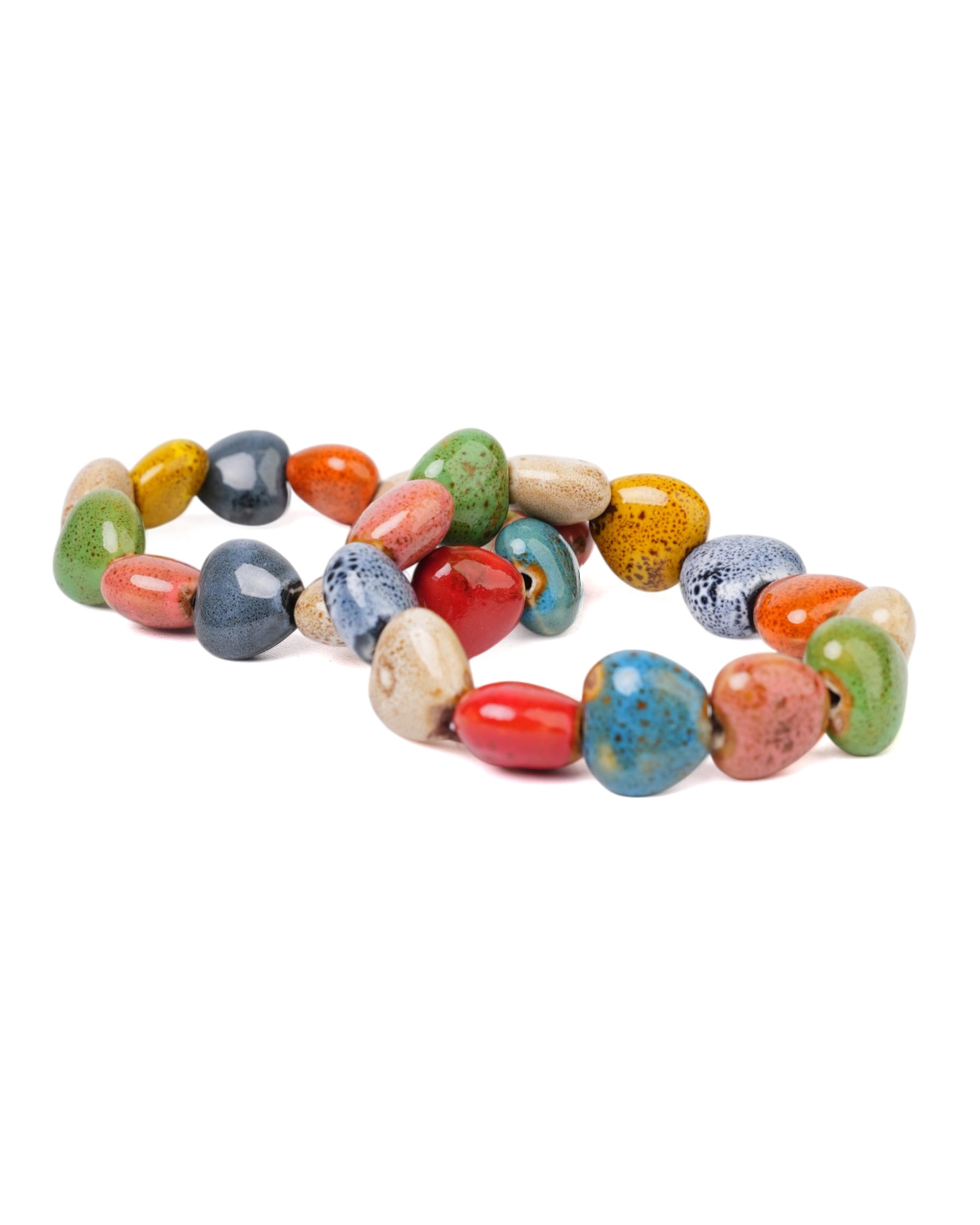 Women's Antique Stone Bracelet - 2 Pcs