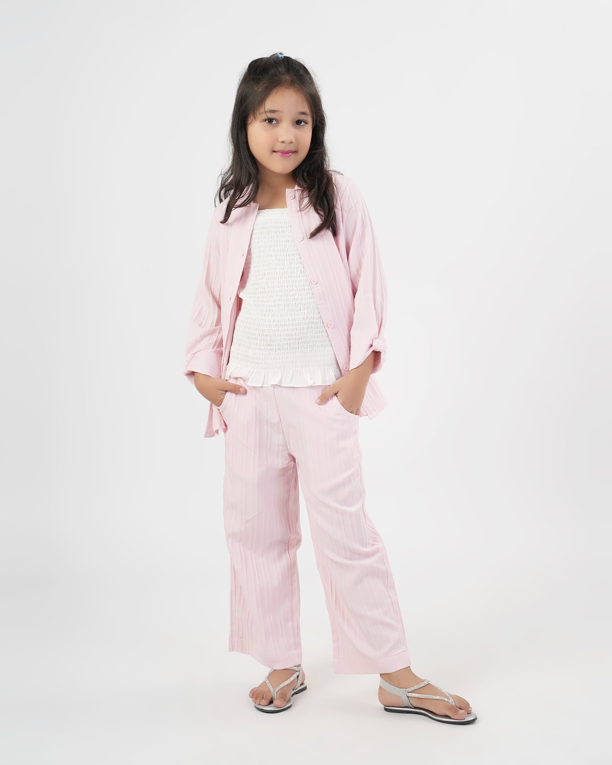 Eminent Girls' Plain Fusion 2pc Suit, Girls Shalwar Kameez, Eminent, Chase Value