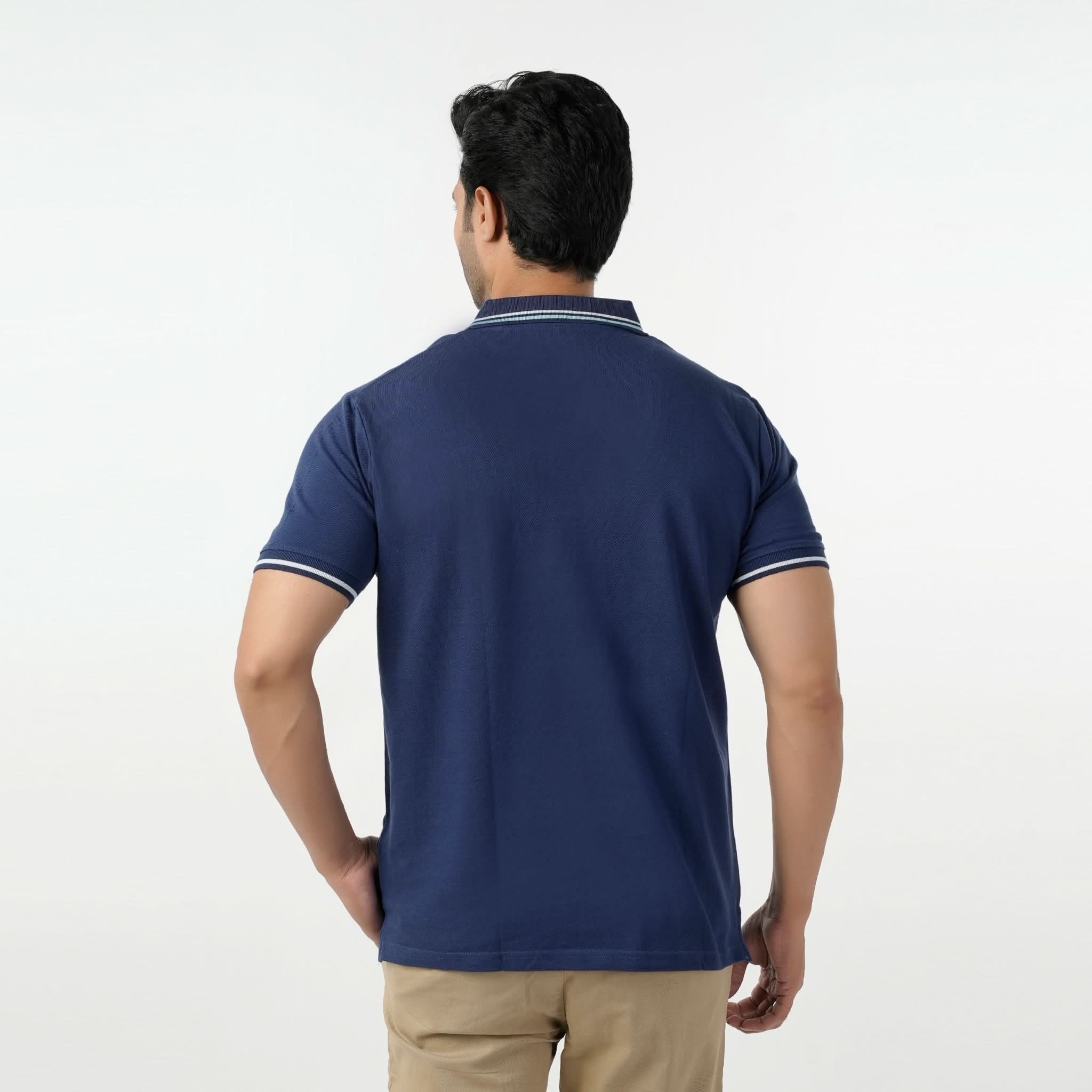 Eminent Men's Polo Half Sleeves T-Shirt - Navy Blue, Men's T-Shirts & Polos, Eminent, Chase Value