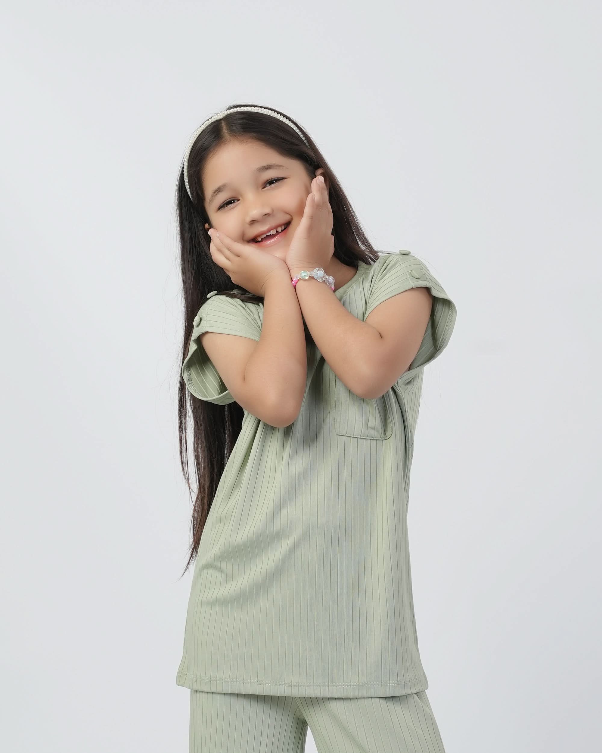 Eminent Girls Co-Ord Set - Green, Girls Co-Ord Suit, Eminent, Chase Value