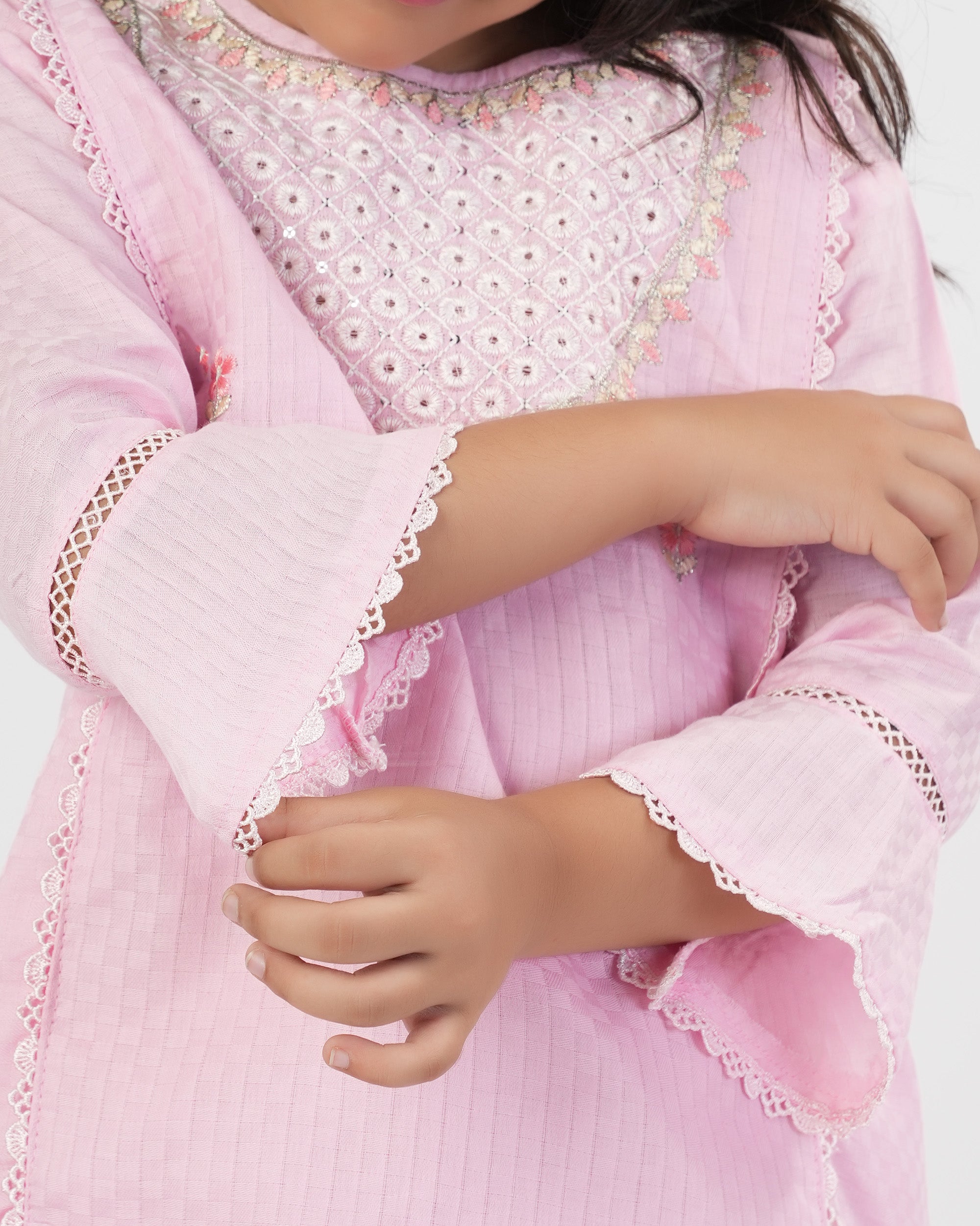 Girl's Embroidered Shalwar Kameez, Girls Shalwar Kameez, Chase Value, Chase Value
