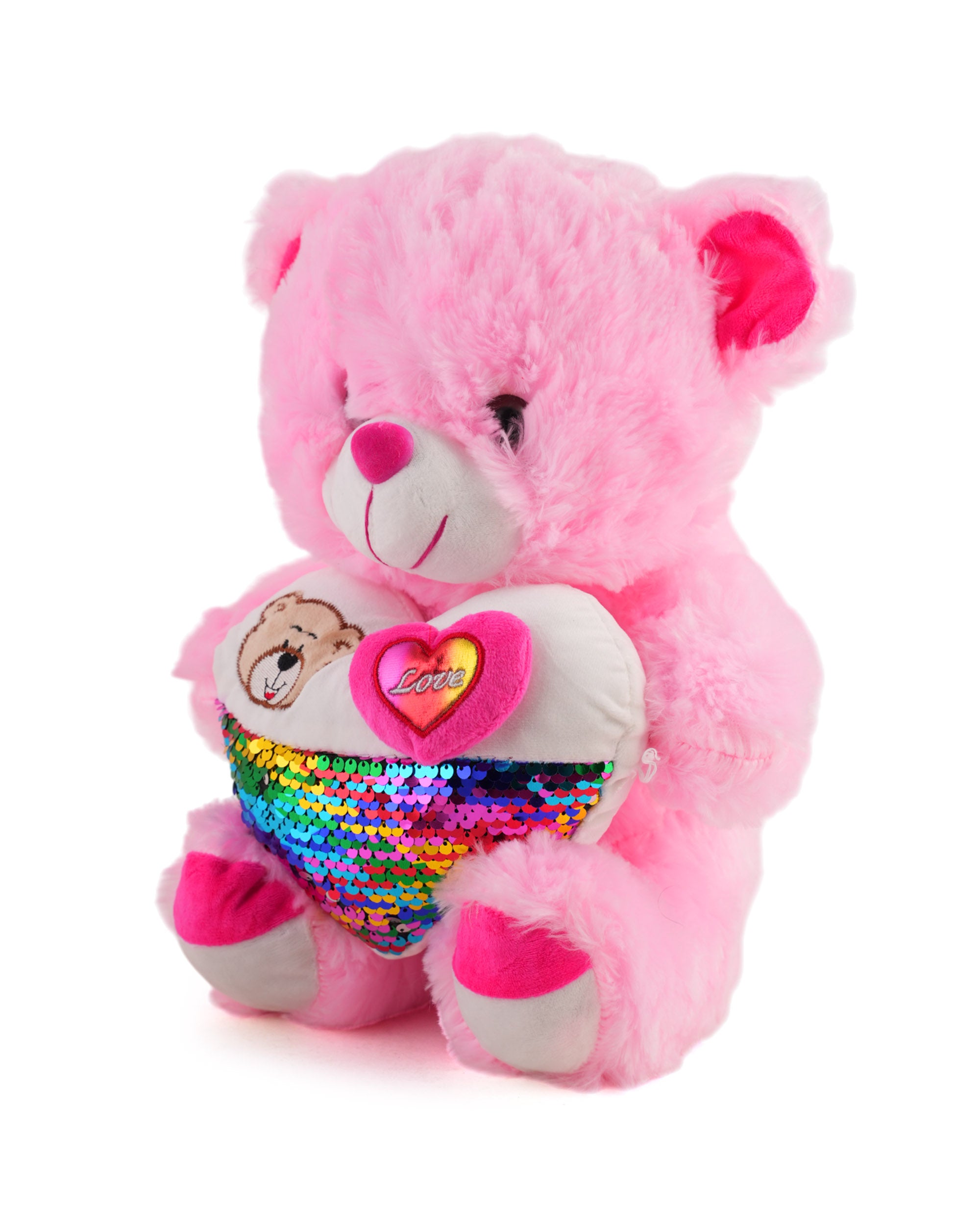 Stuff Heart Bear 30 CM - Light Pink
