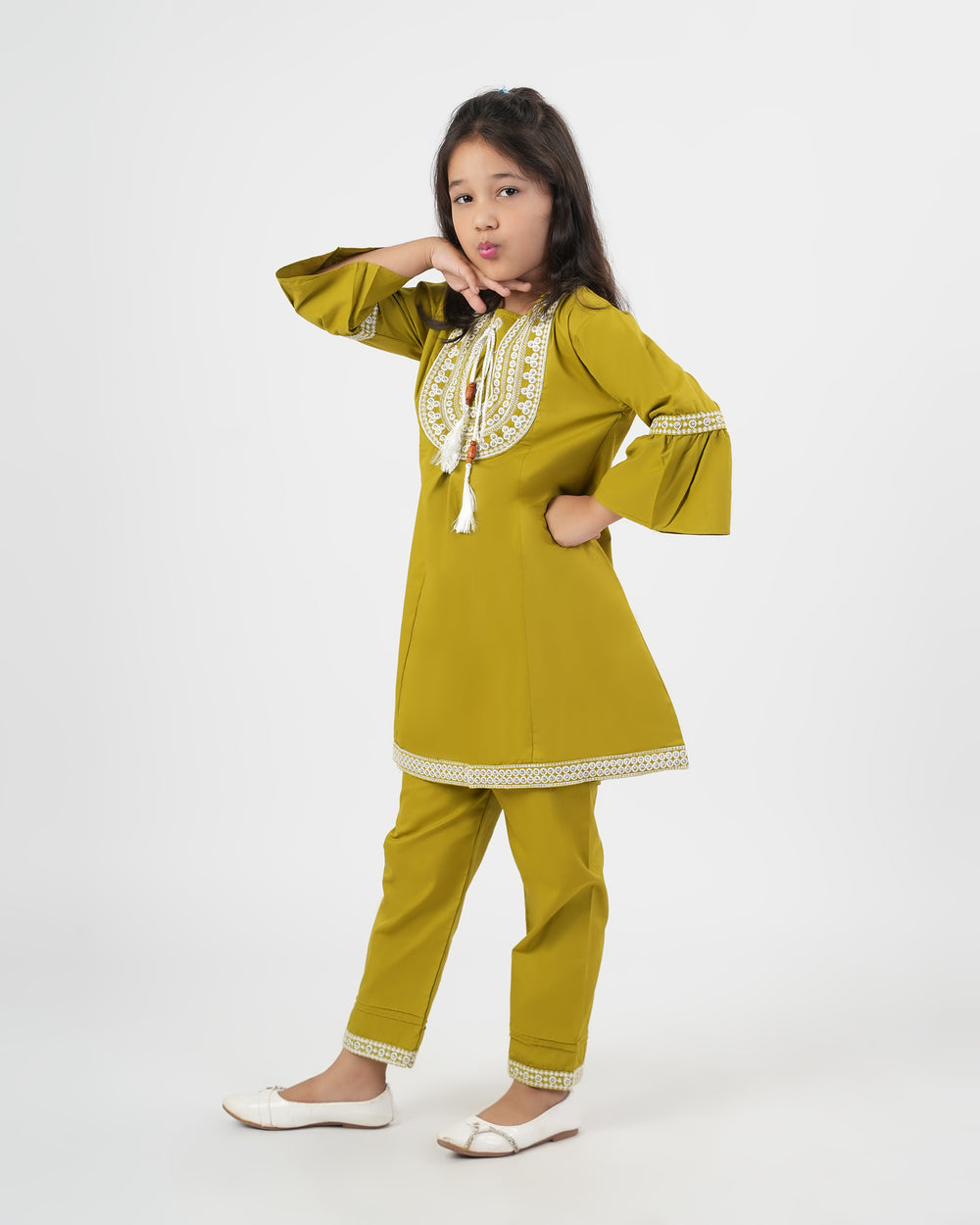 Girl's Embroidered Shalwar Kameez, Girls Shalwar Kameez, Chase Value, Chase Value