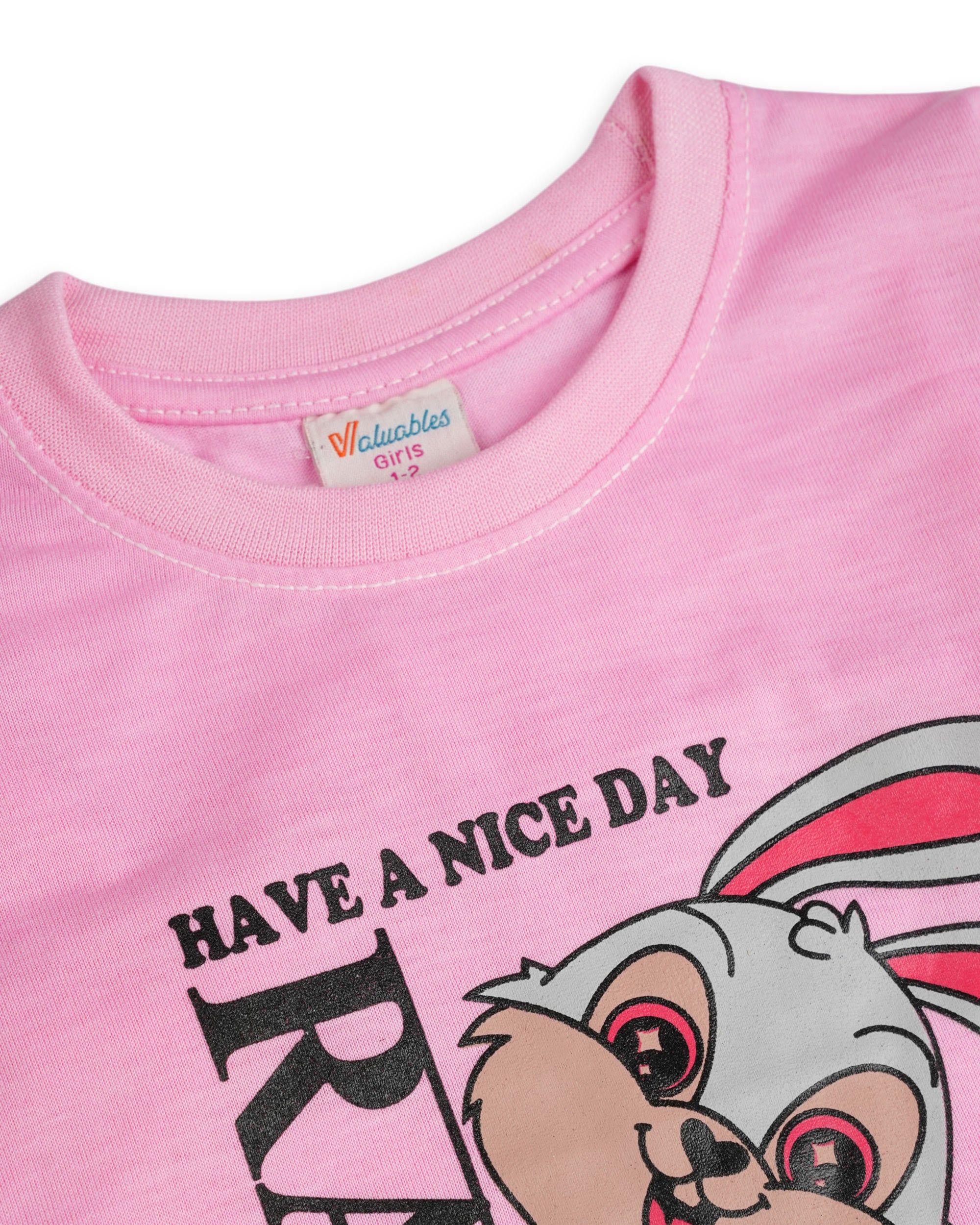 Valuables Girls Printed Full Sleeves Suit