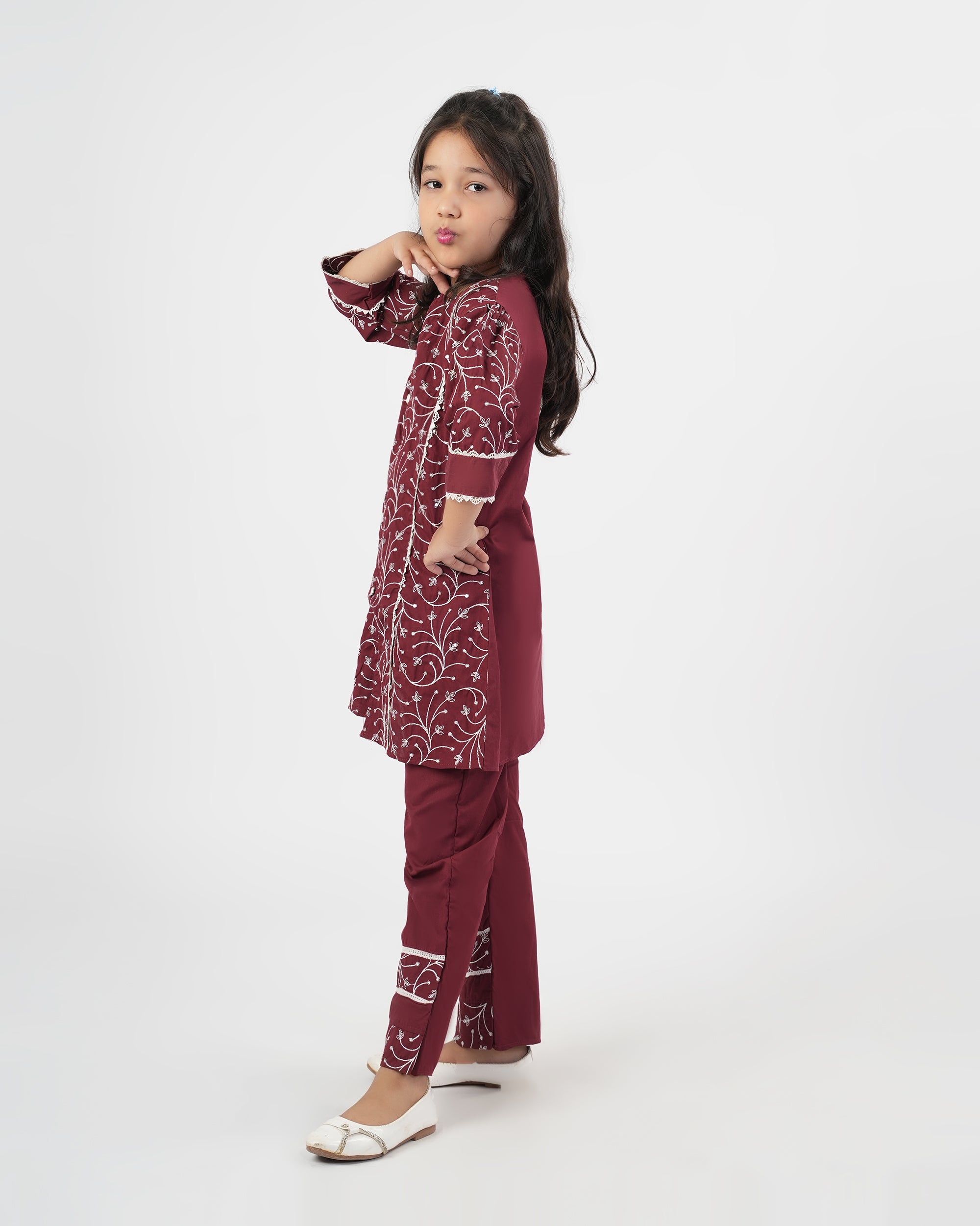 Girl's Embroidered Shalwar Kameez, Girls Shalwar Kameez, Chase Value, Chase Value