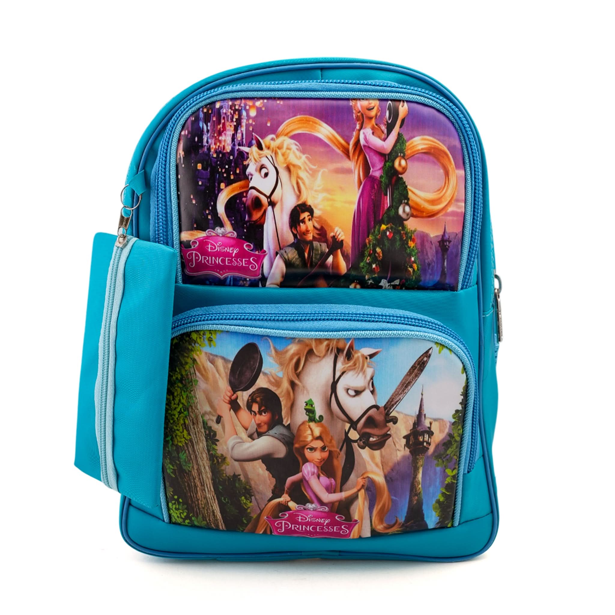 Kids School Backpack 15.5" Zee-218 - Cyan, School Bags, Chase Value, Chase Value