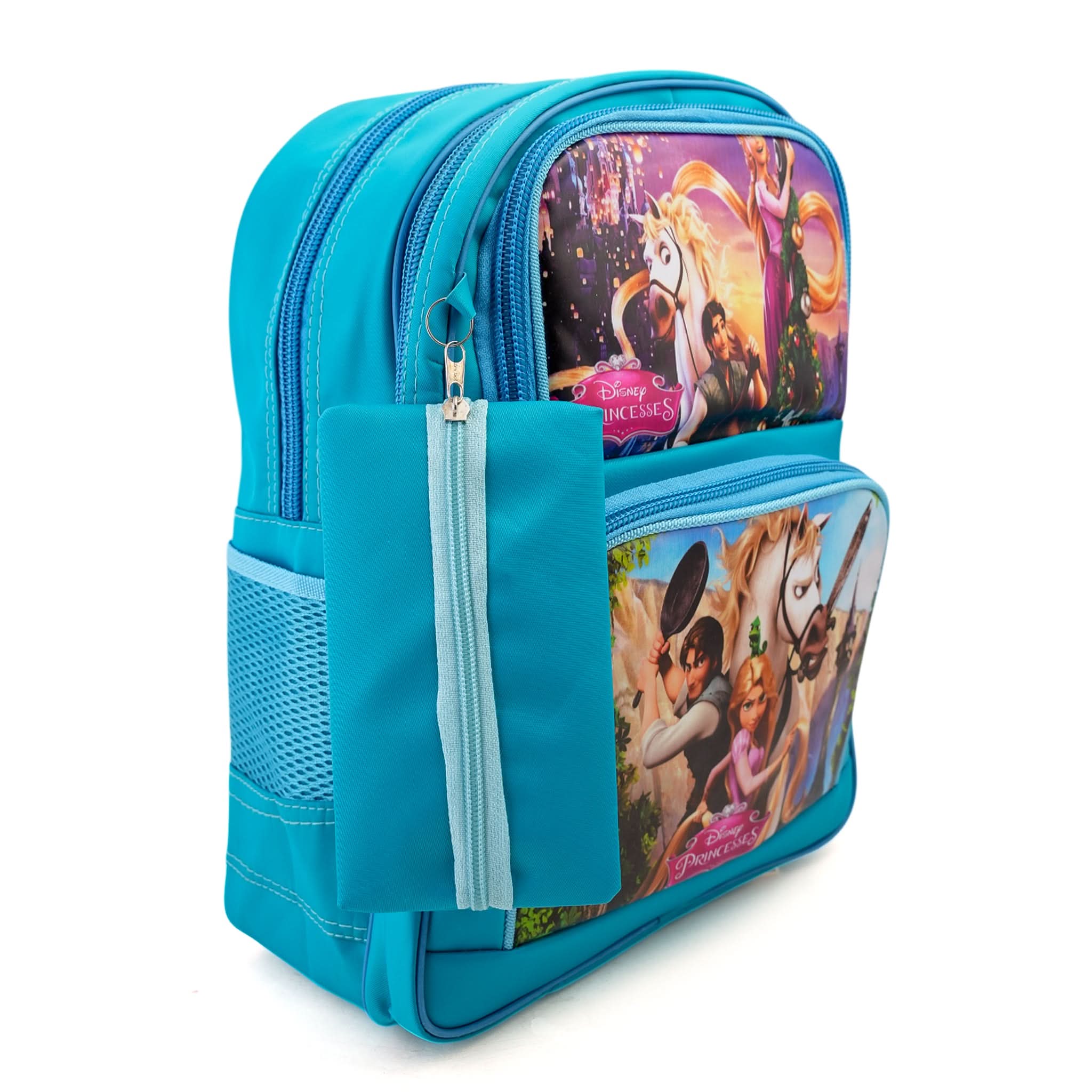 Kids School Backpack 14.5" Zee-218 - Cyan, School Bags, Chase Value, Chase Value