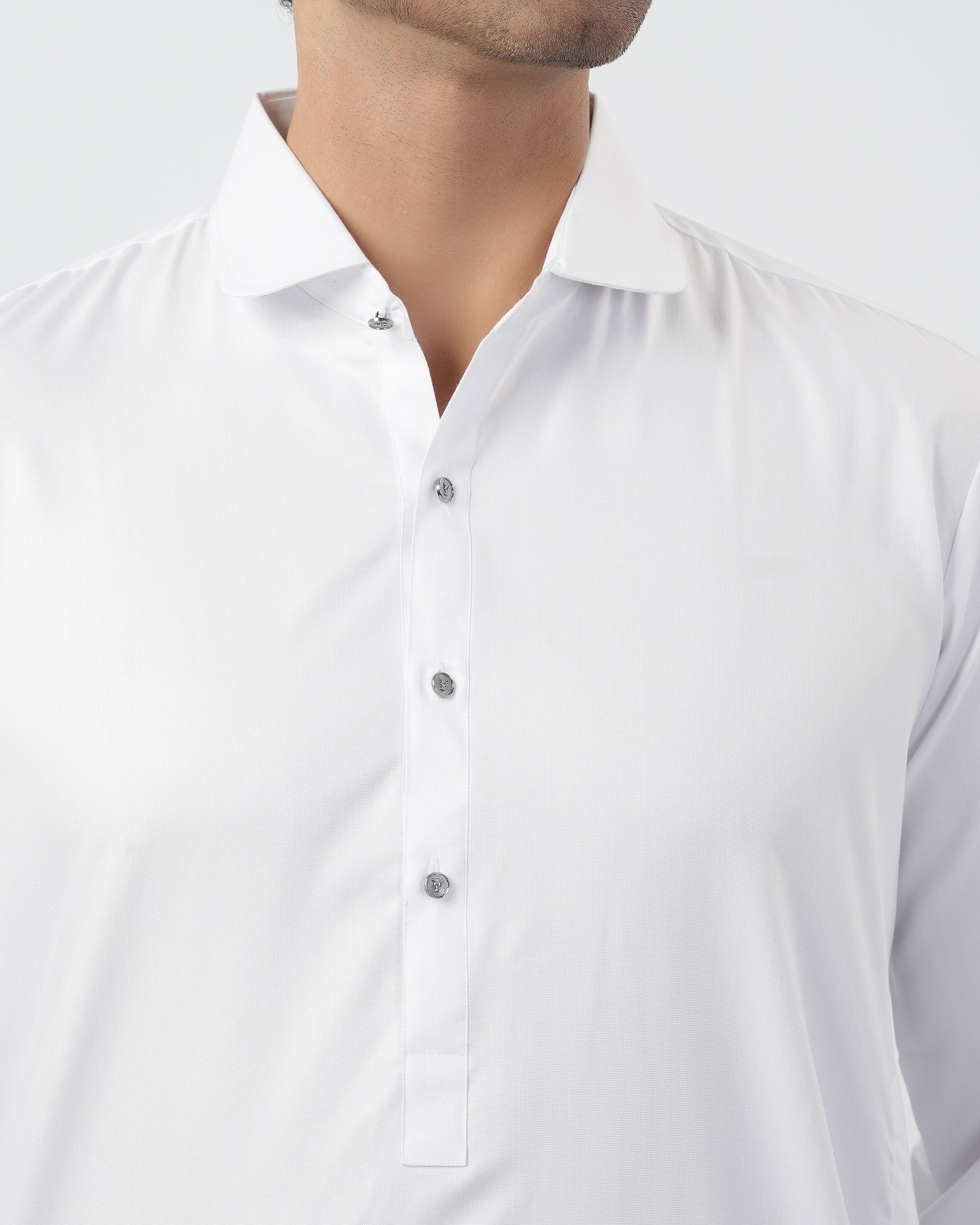 Eminent Men's Kameez Shalwar Suit - White