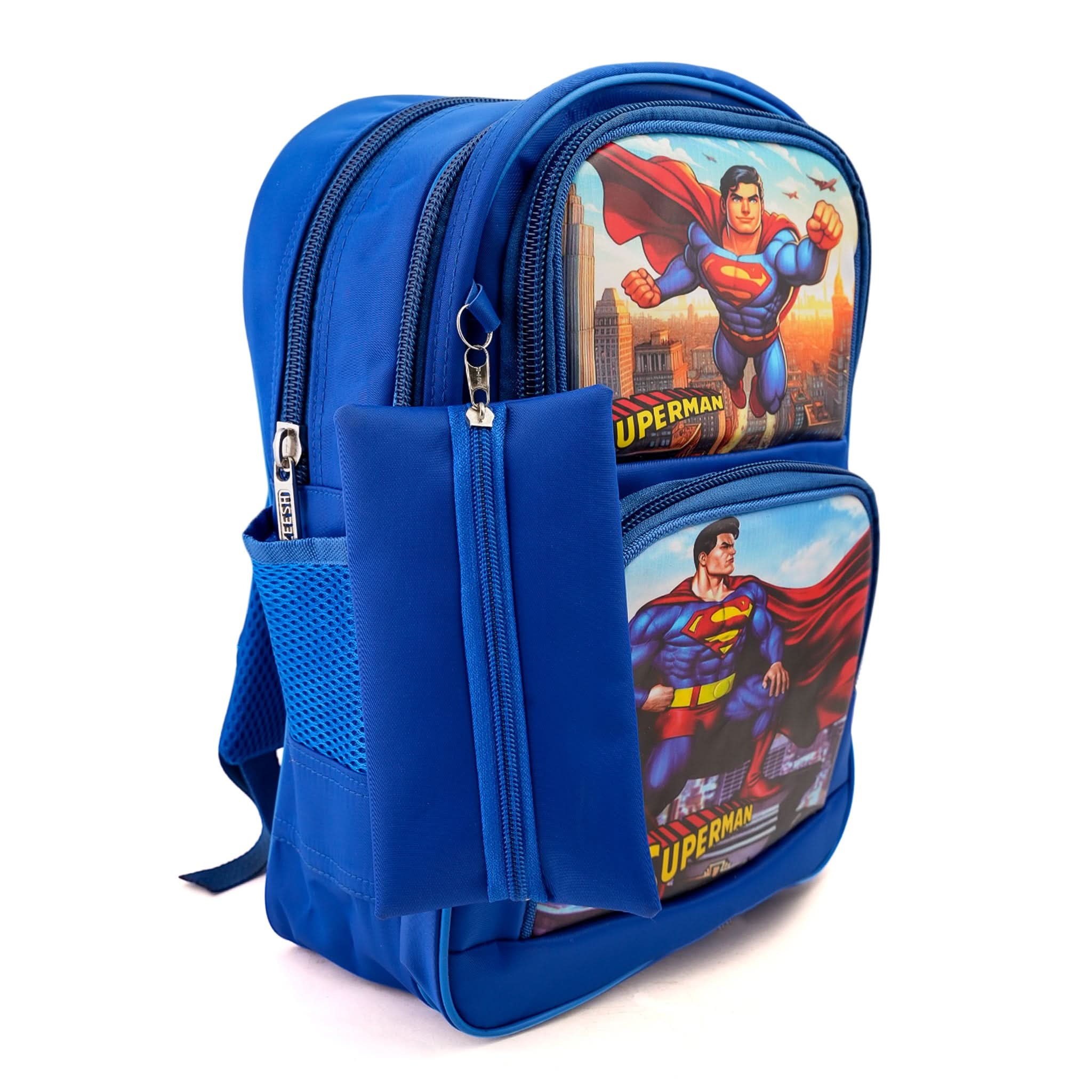 Kids School Backpack 14.5" Zee-218 - Blue, School Bags, Chase Value, Chase Value