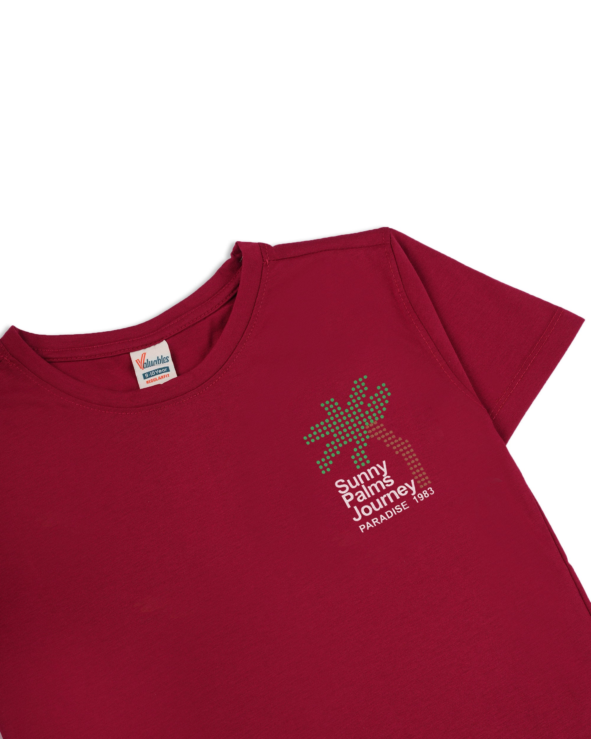 Valuables Boys' Half Sleeves T-Shirt