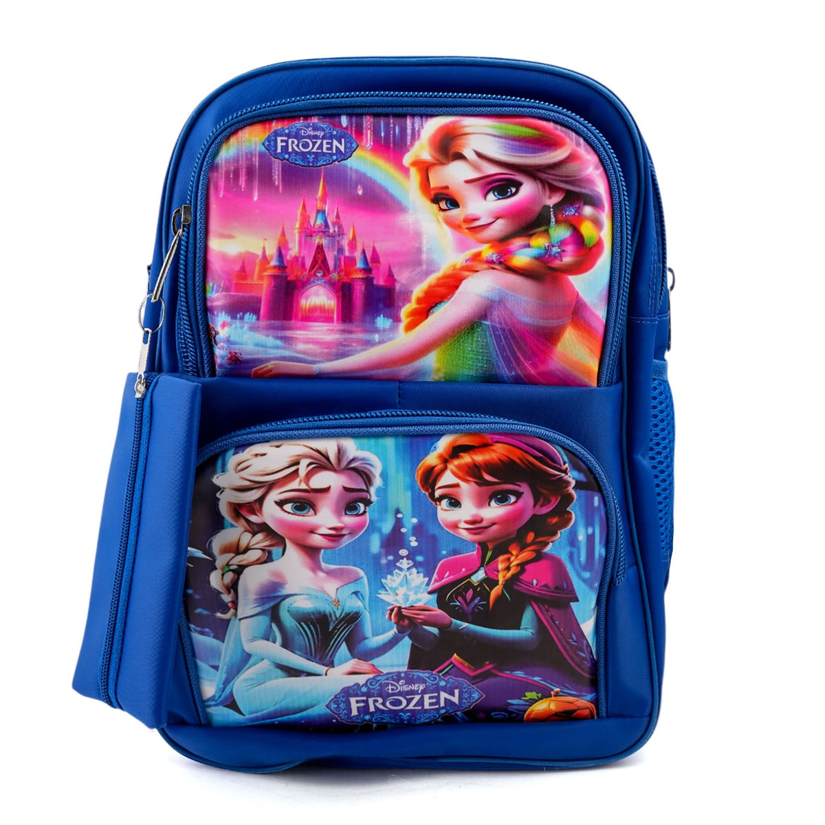 Kids School Backpack 14.5" Zee-218 - Blue, School Bags, Chase Value, Chase Value
