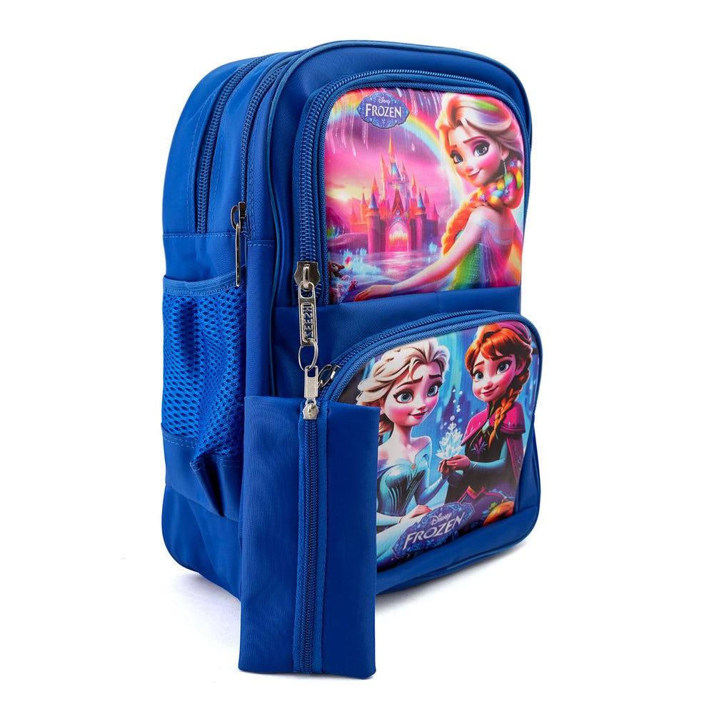 Kids School Backpack 14.5" Zee-218 - Blue, School Bags, Chase Value, Chase Value