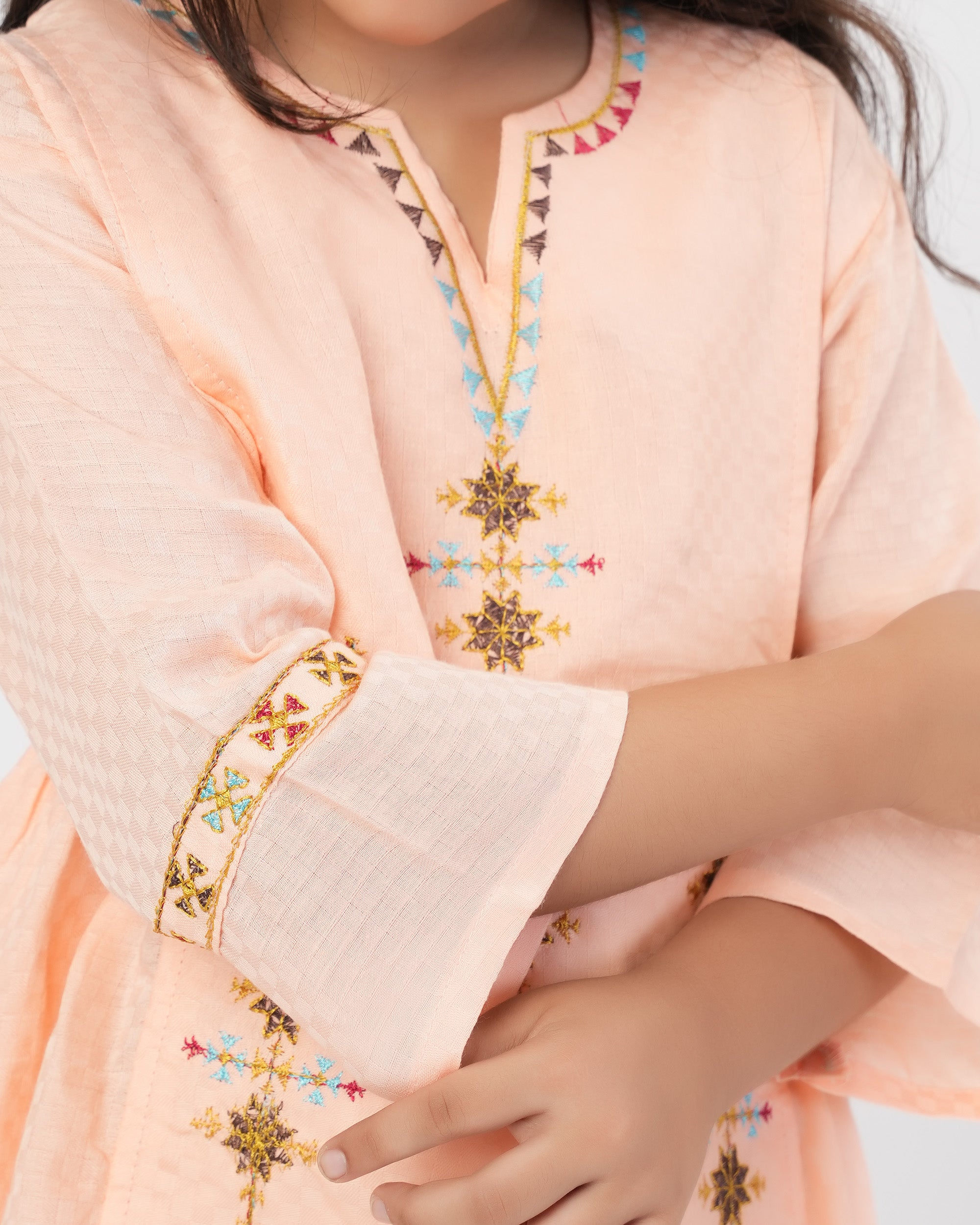 Girl's Embroidered Shalwar Kameez, Girls Shalwar Kameez, Chase Value, Chase Value