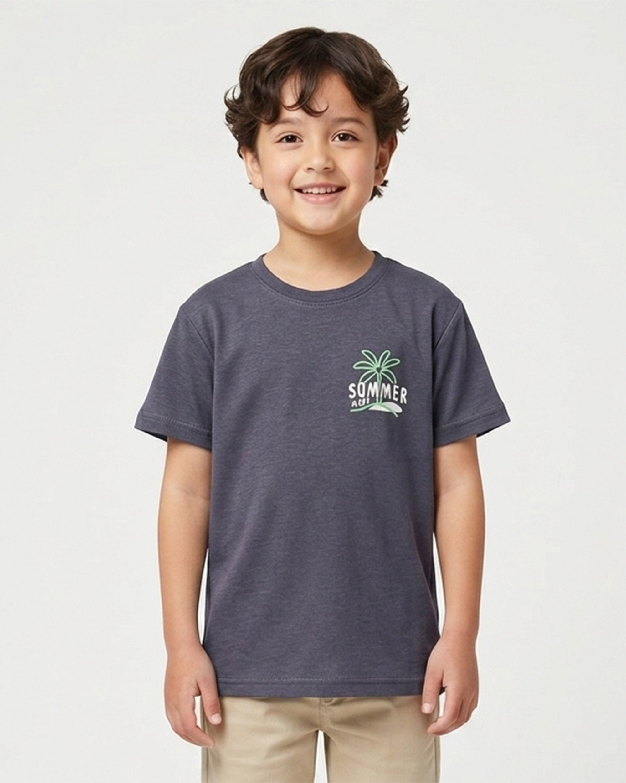 Valuables Boys' Half Sleeves T-Shirt