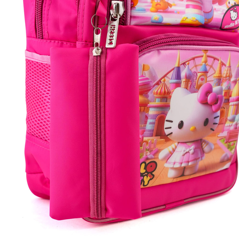 Kids School Backpack 14.5" Zee-218 - Pink, School Bags, Chase Value, Chase Value