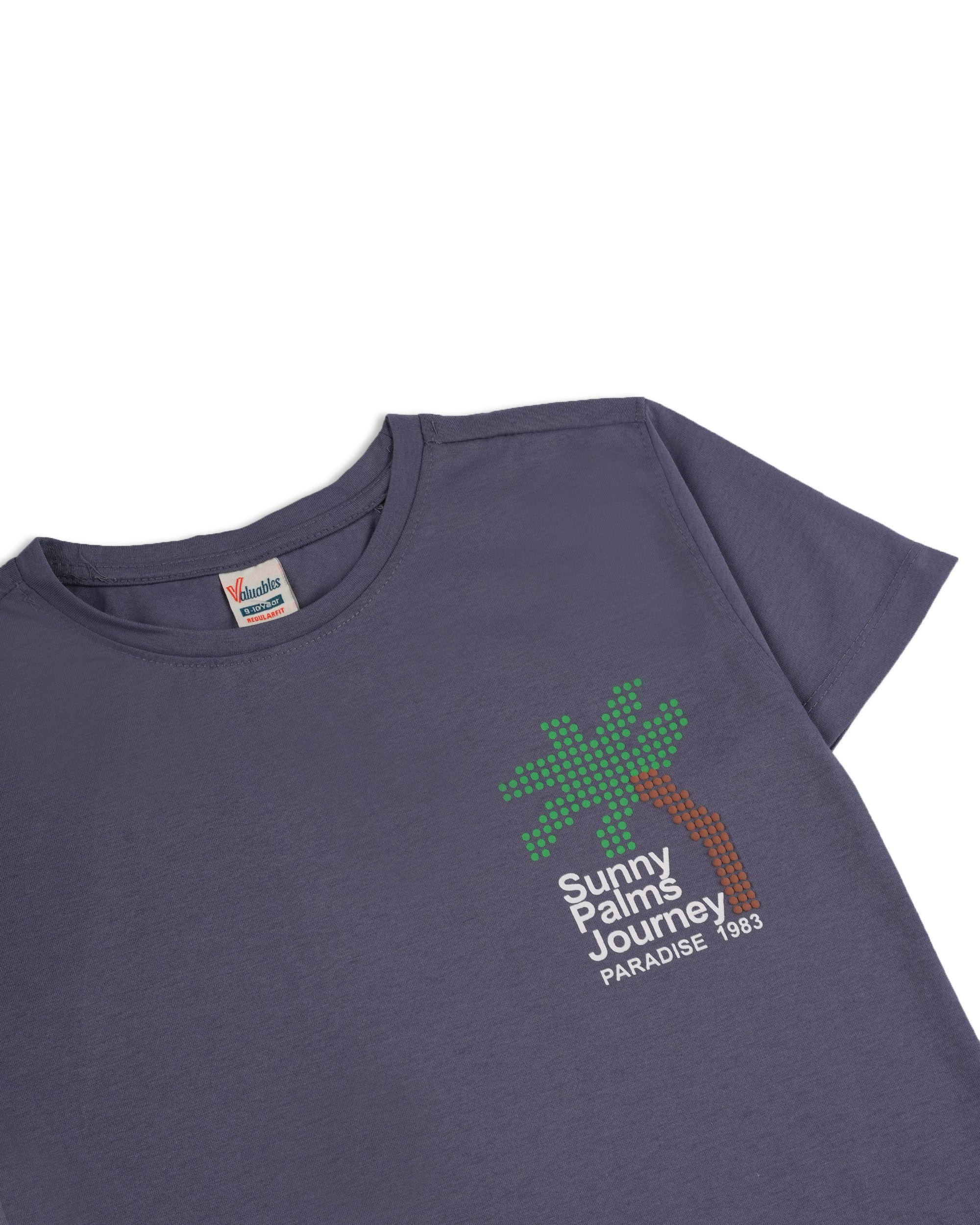 Valuables Boys' Half Sleeves T-Shirt
