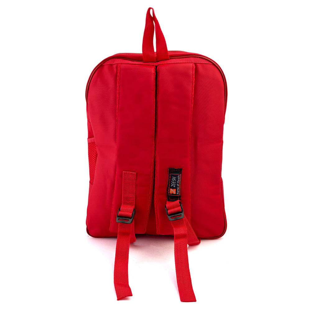 Kids School Backpack 17.5" Zee-222 - Red, School Bags, Chase Value, Chase Value