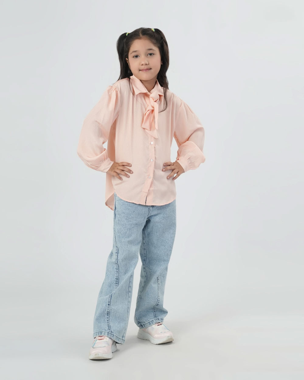 Eminent Girls Woven Full Sleeves Tops, Girls Tops, Eminent, Chase Value