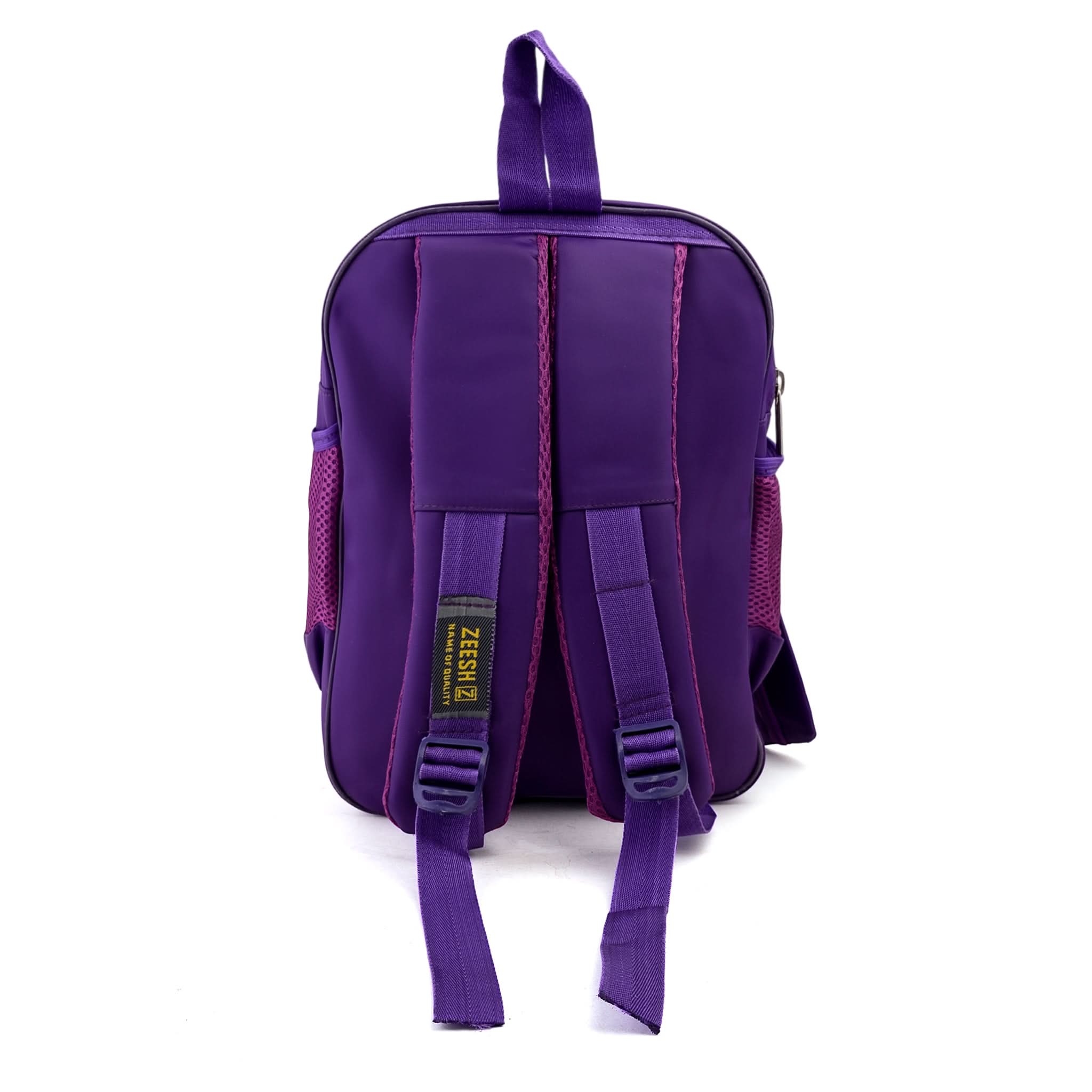 Kids School Backpack 14.5" Zee-218 - Purple, School Bags, Chase Value, Chase Value