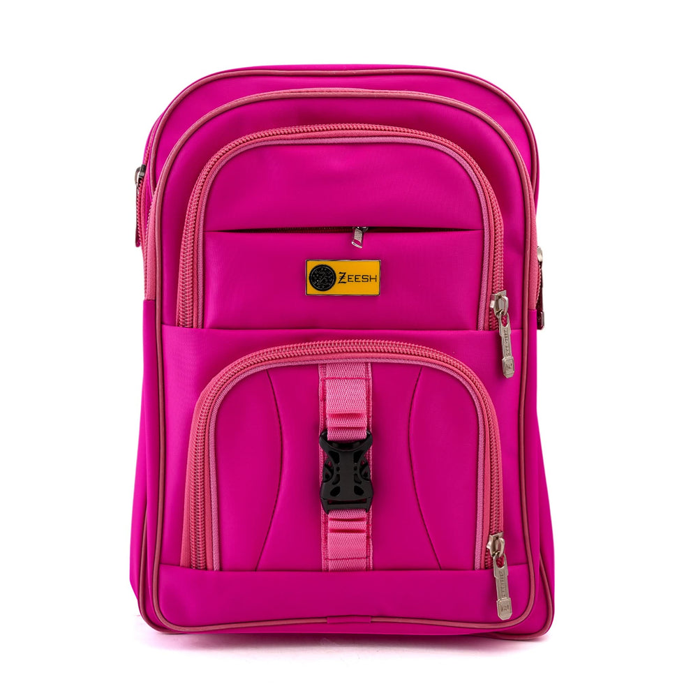 Kids School Backpack 15.5" Zee-222 - Pink, School Bags, Chase Value, Chase Value