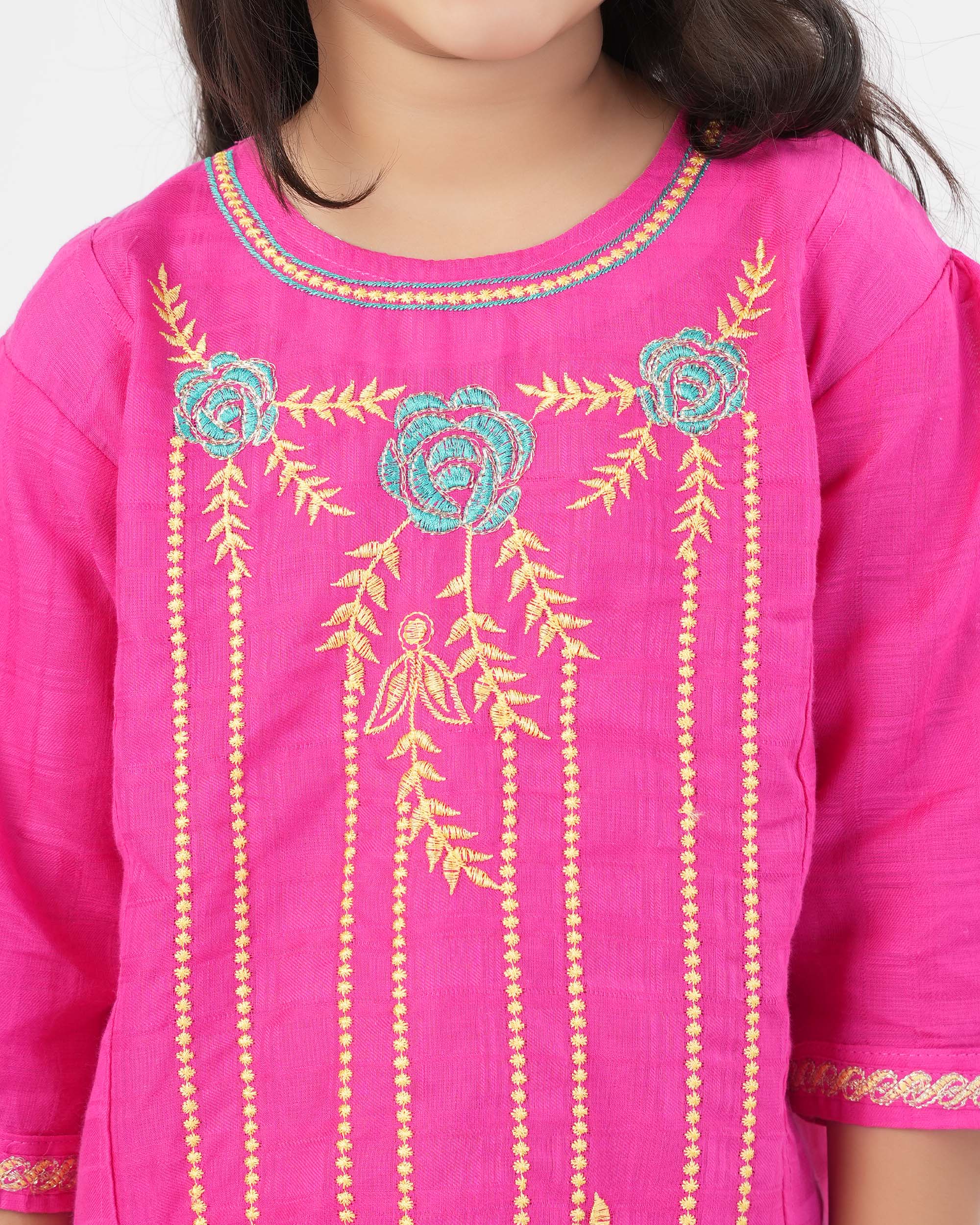 Girl's Embroidered Shalwar Kameez, Girls Shalwar Kameez, Chase Value, Chase Value