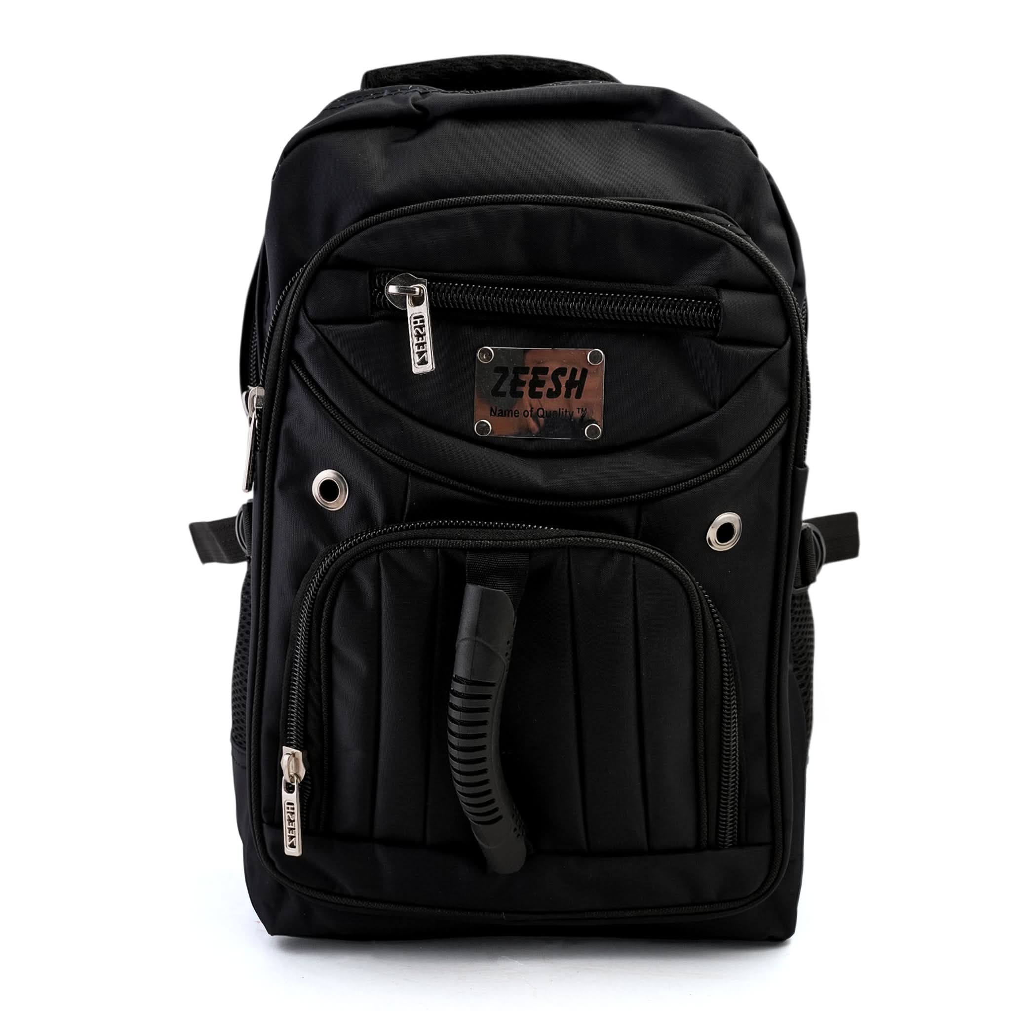 Kids School Backpack 18" Zee-219 - Black, School Bags, Chase Value, Chase Value