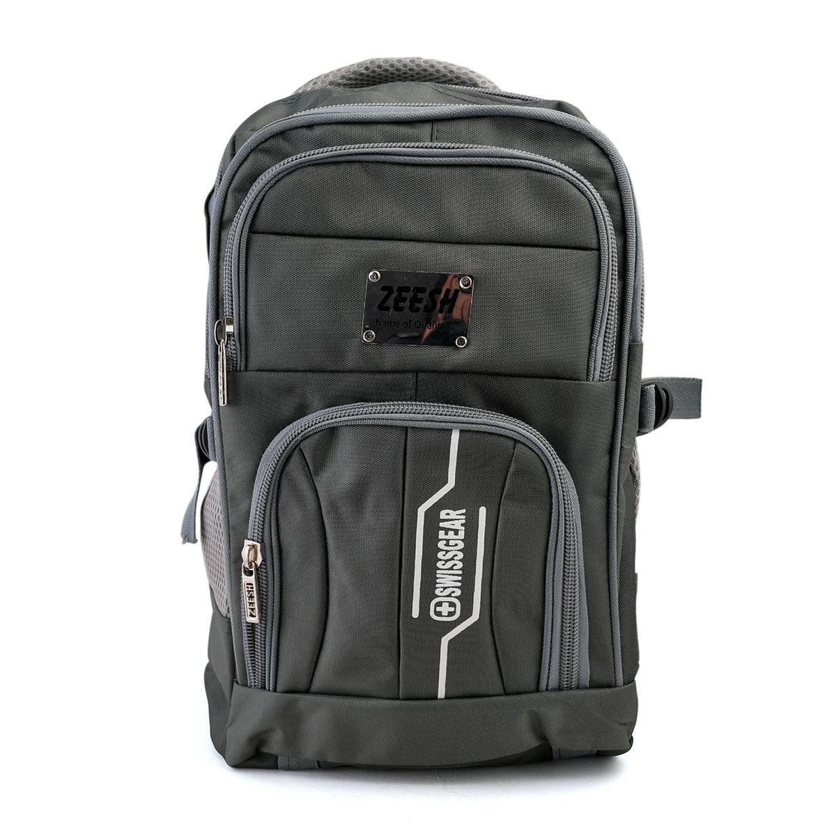 Kids School Backpack 18" Zee-220 - Grey, School Bags, Chase Value, Chase Value