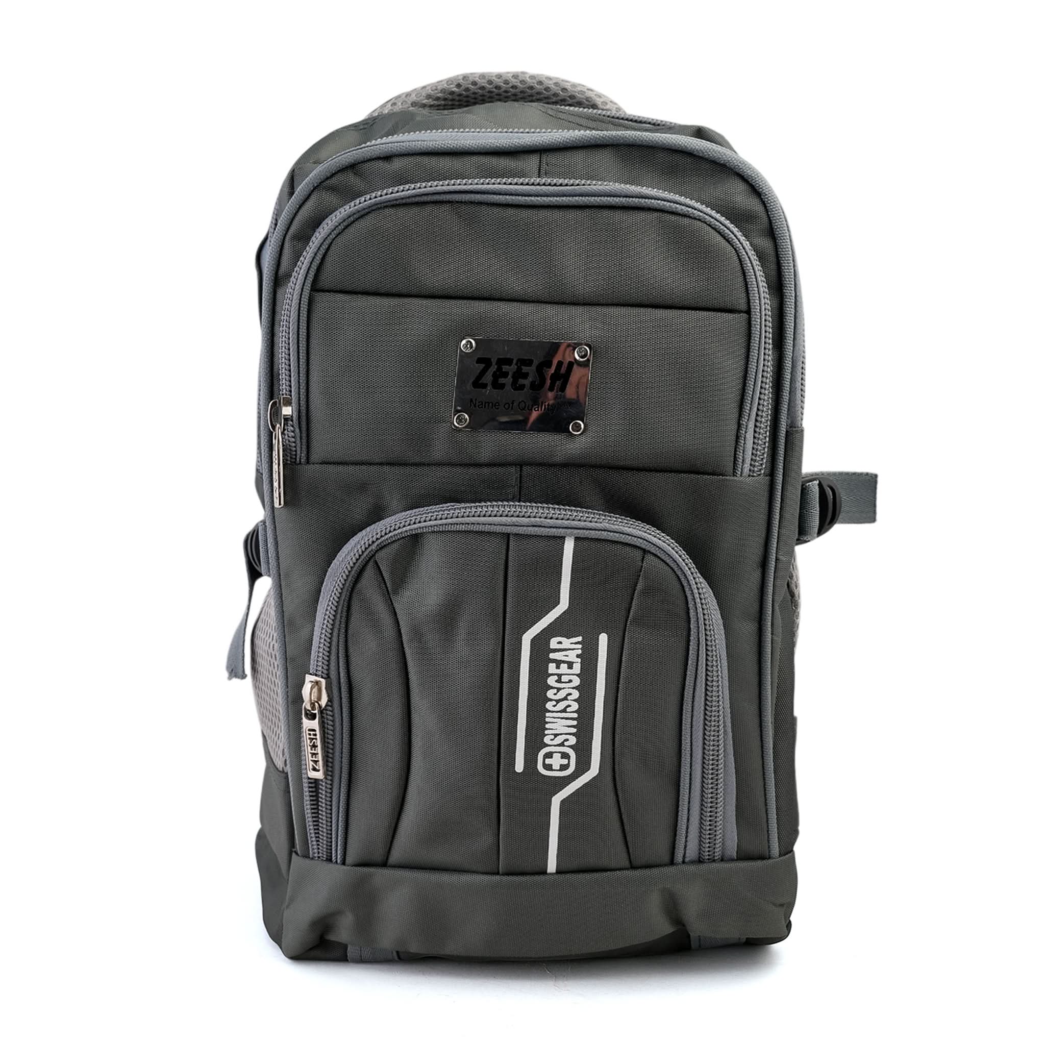 Kids School Backpack 20" Zee-220 - Grey, School Bags, Chase Value, Chase Value