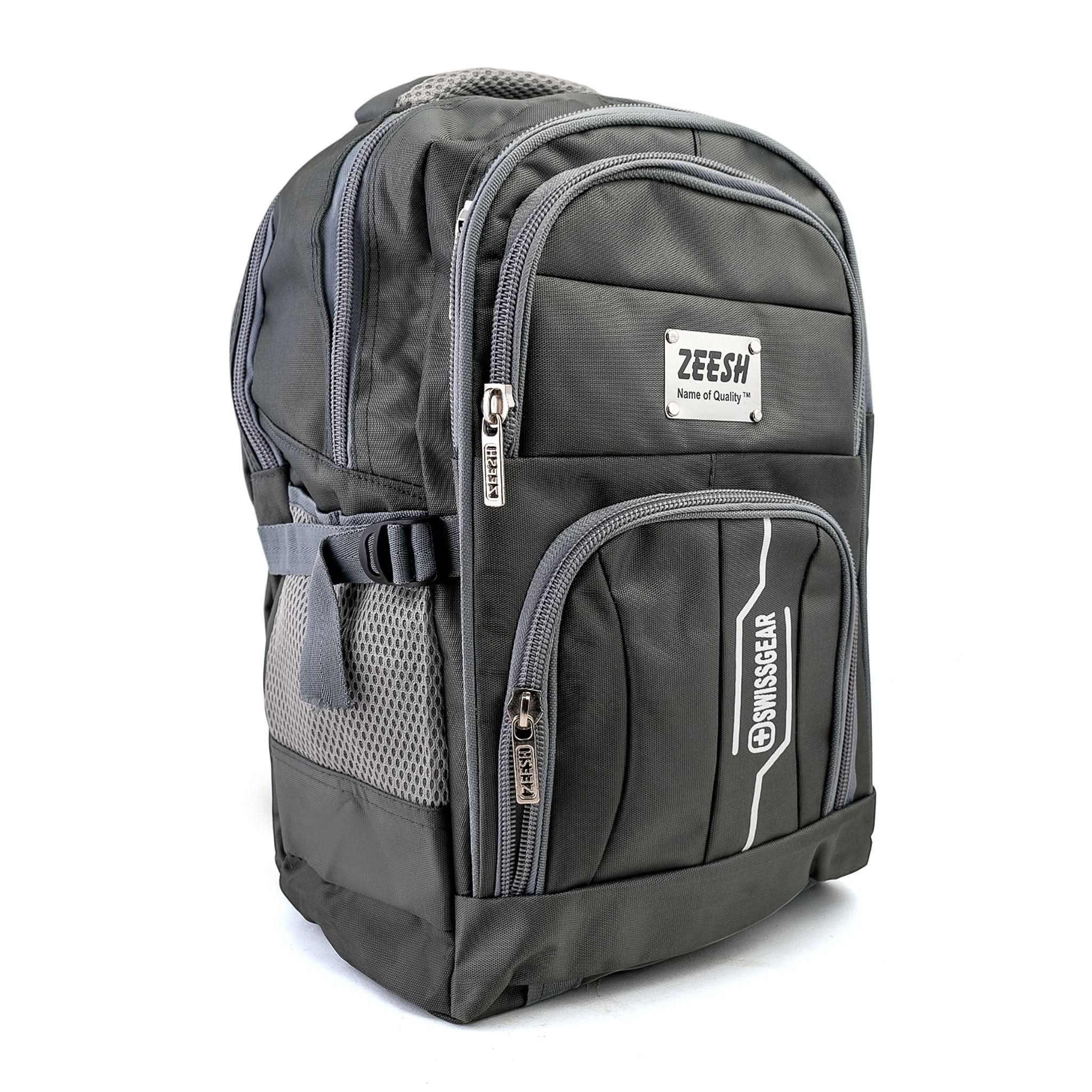 Kids School Backpack 20" Zee-220 - Grey, School Bags, Chase Value, Chase Value