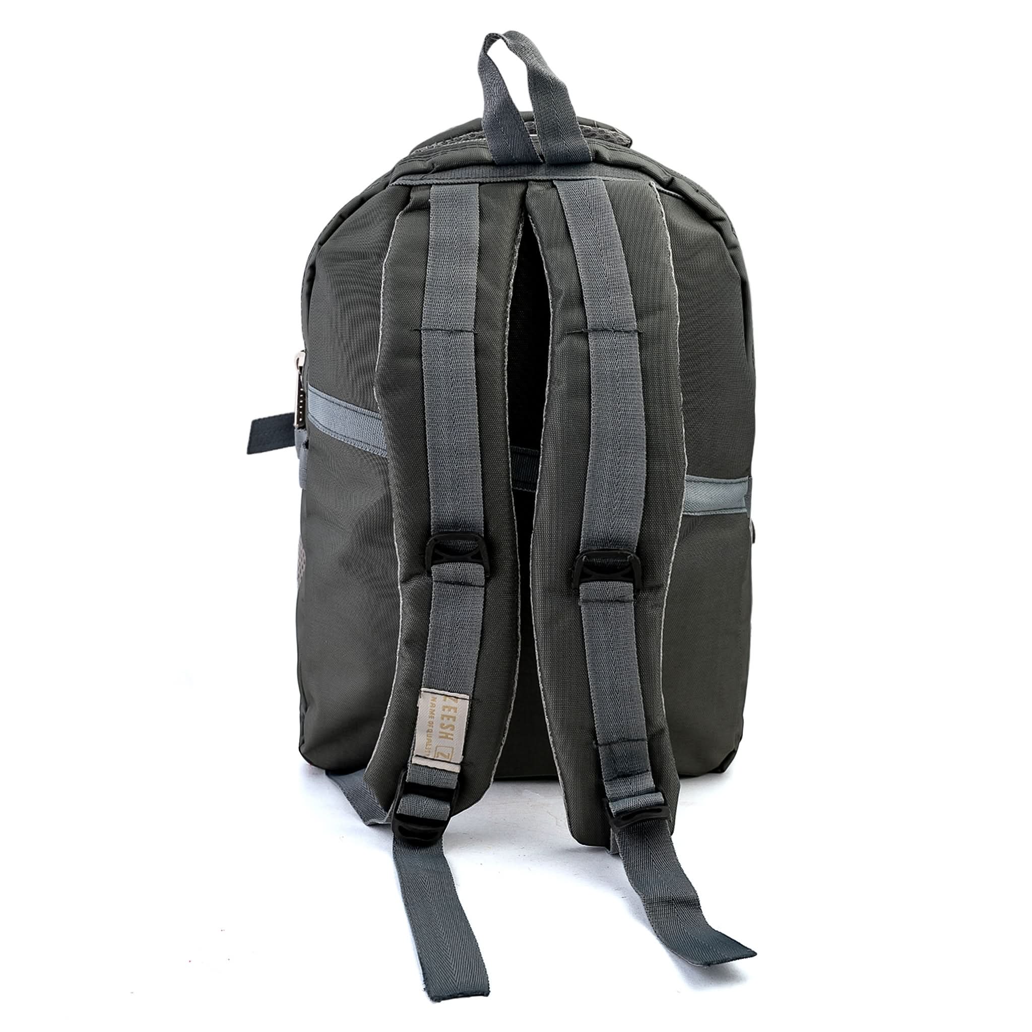 Kids School Backpack 20" Zee-220 - Grey, School Bags, Chase Value, Chase Value