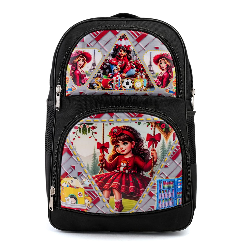 Kids Character Backpack 16" KT-010 - Barbie, School Bags, Chase Value, Chase Value