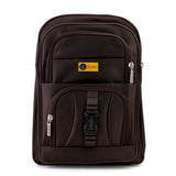 Kids School Backpack 17.5" Zee-222 - Brown, School Bags, Chase Value, Chase Value