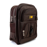 Kids School Backpack 17.5" Zee-222 - Brown, School Bags, Chase Value, Chase Value