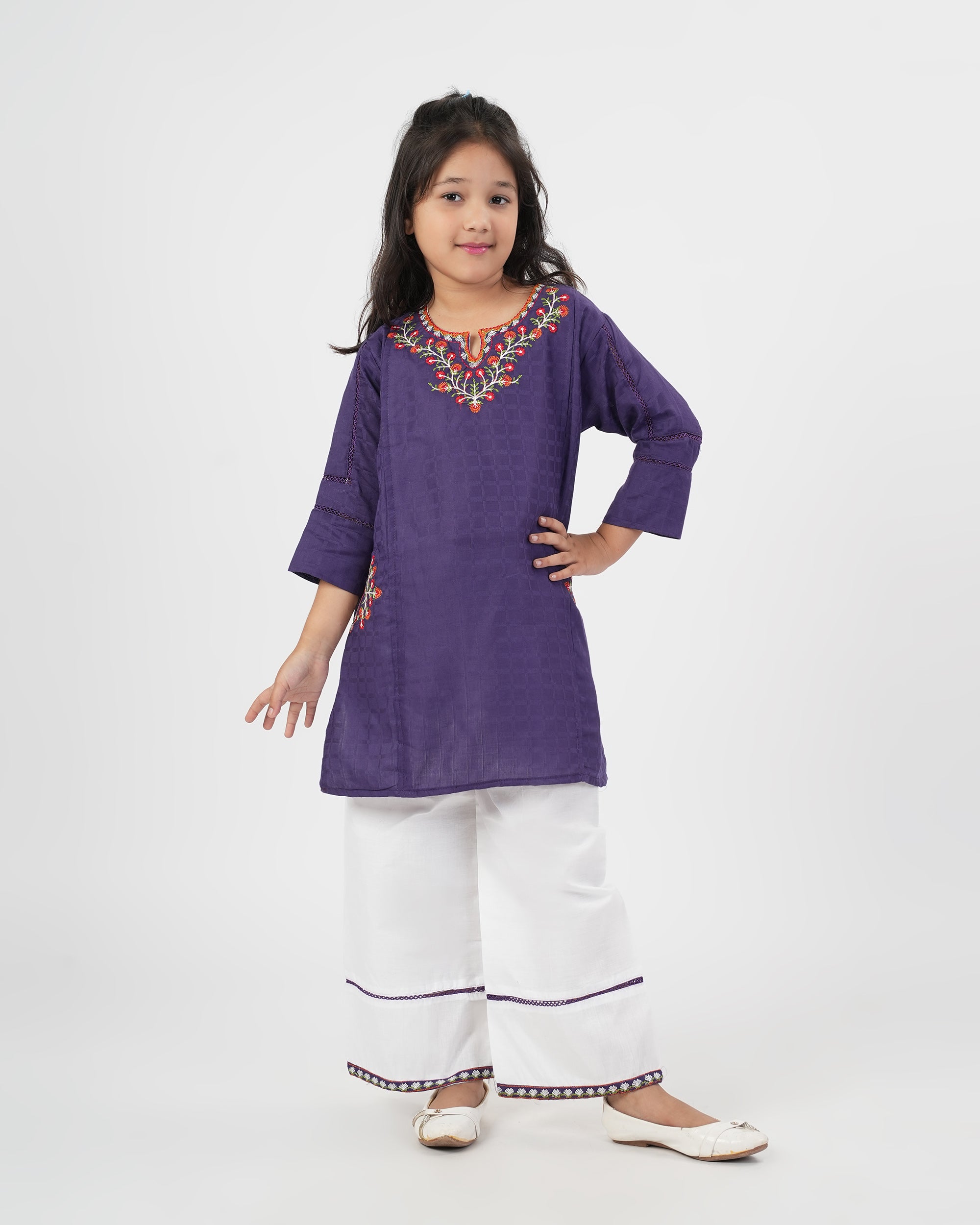 Girl's Embroidered Shalwar Kameez, Girls Shalwar Kameez, Chase Value, Chase Value