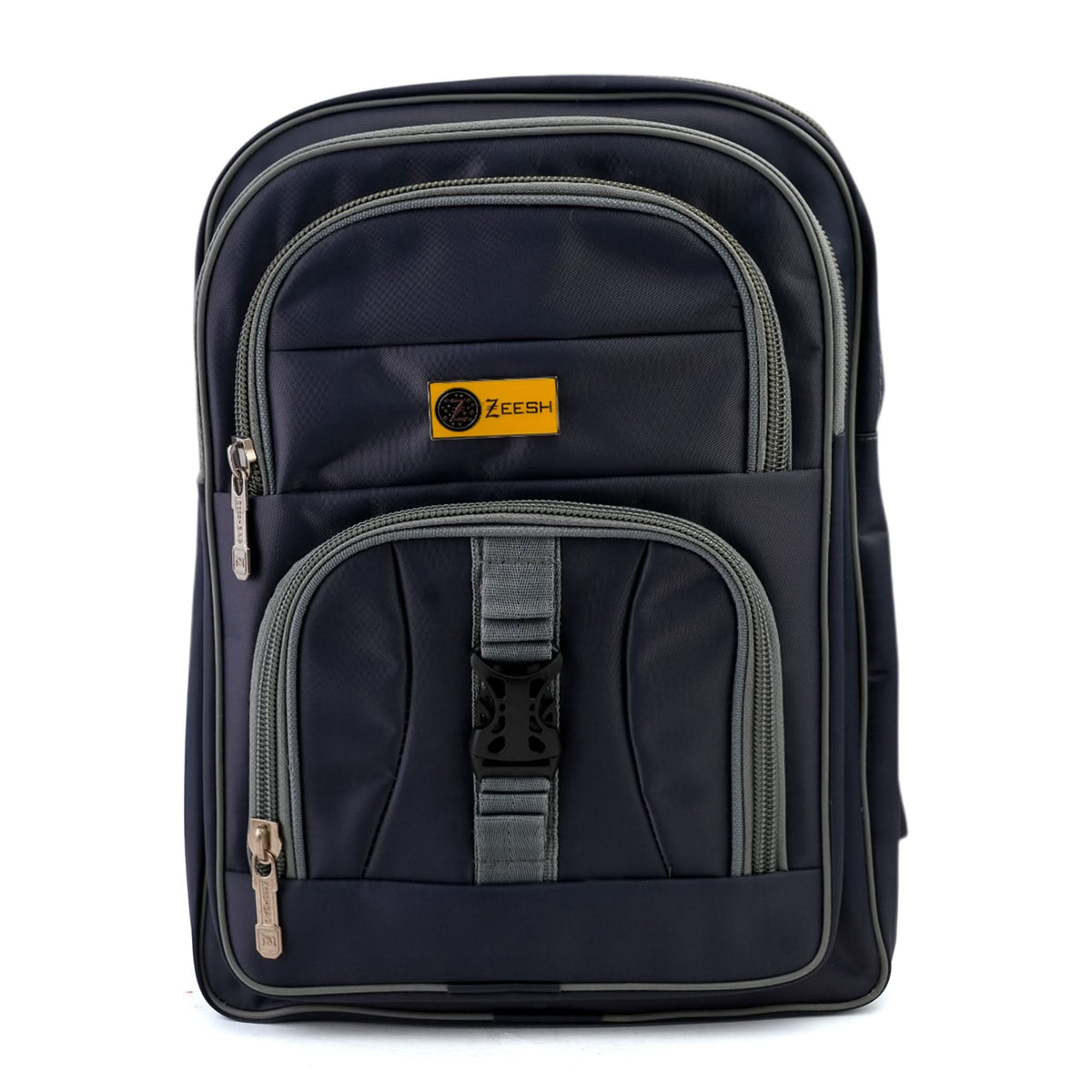 Kids School Backpack 15.5" Zee-222 - Grey, School Bags, Chase Value, Chase Value