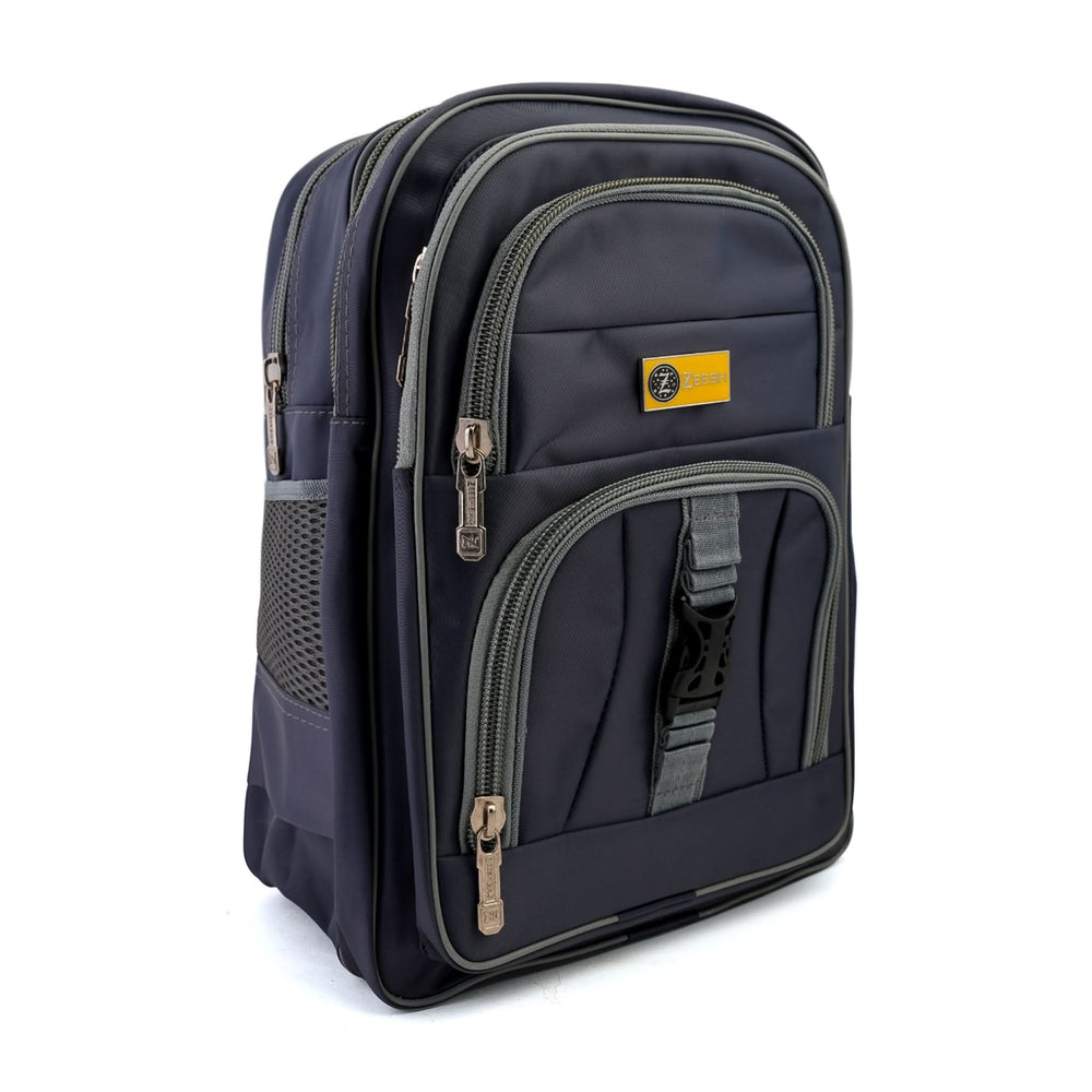 Kids School Backpack 15.5" Zee-222 - Grey, School Bags, Chase Value, Chase Value