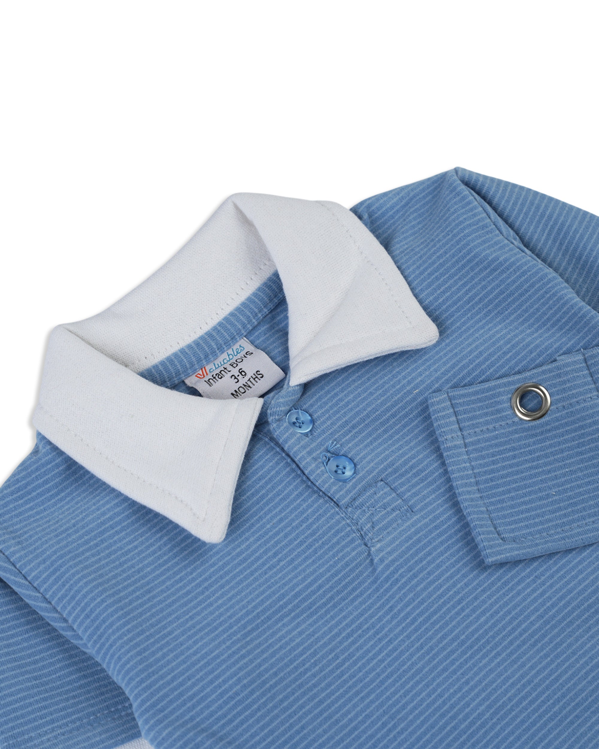 Valuables Newborn Boys Collar T-Shirt