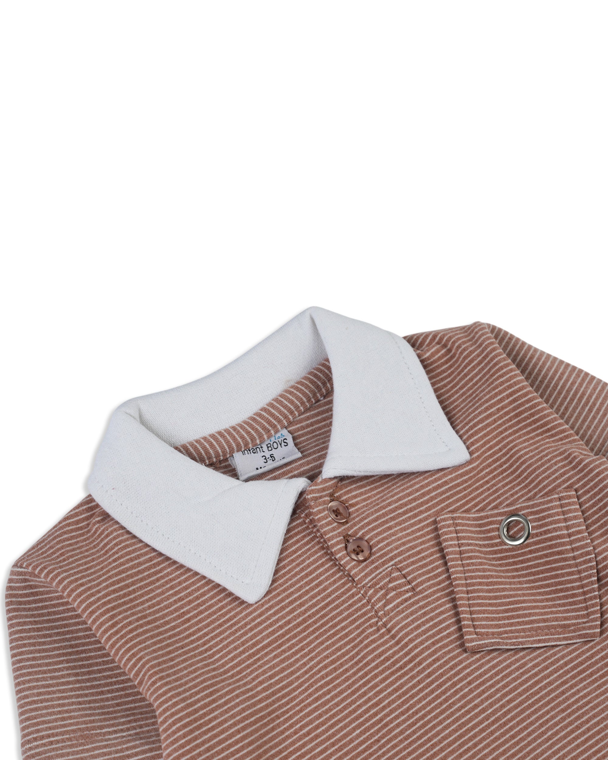 Valuables Newborn Boys Collar T-Shirt