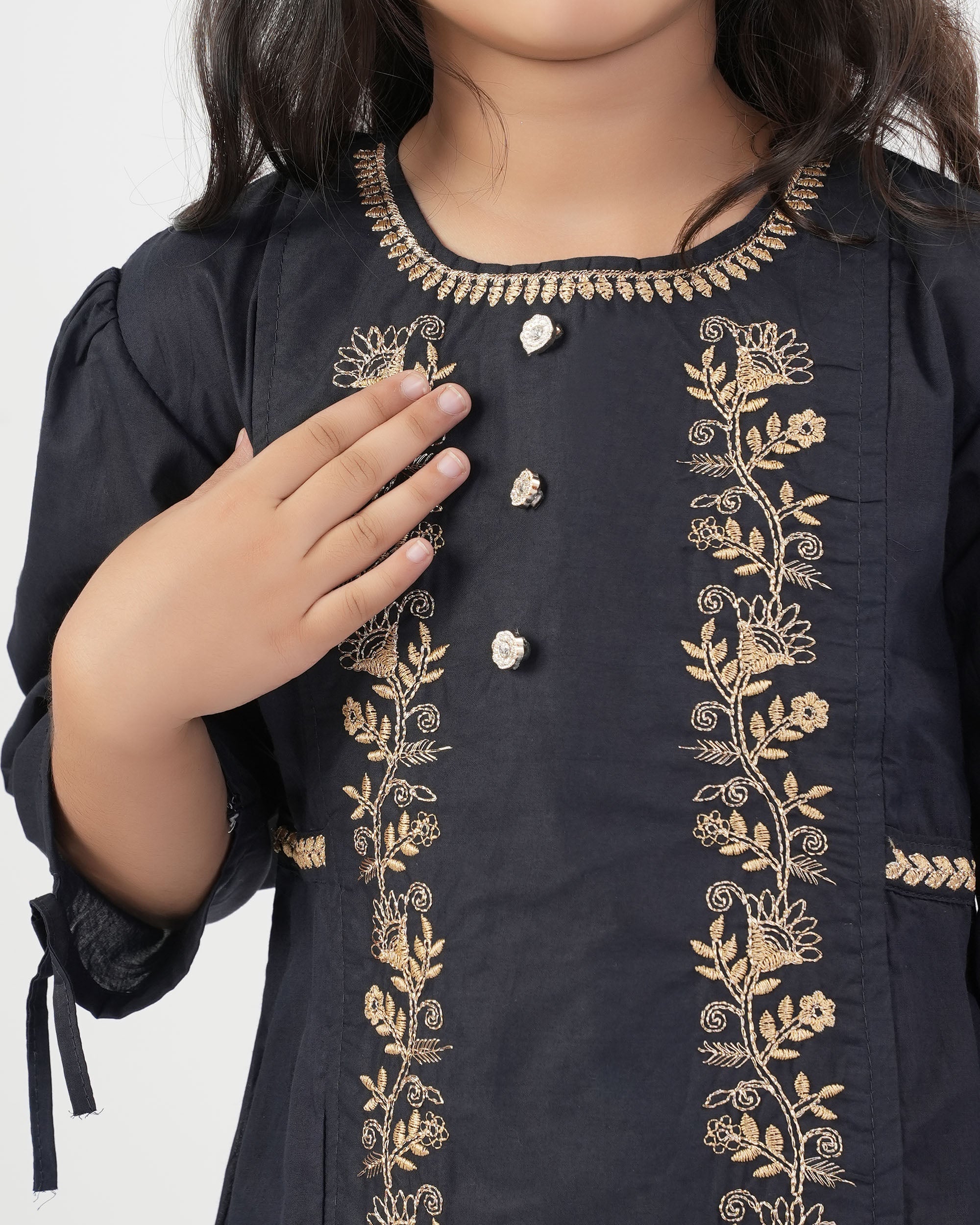 Girl's Embroidered Shalwar Kameez, Girls Shalwar Kameez, Chase Value, Chase Value