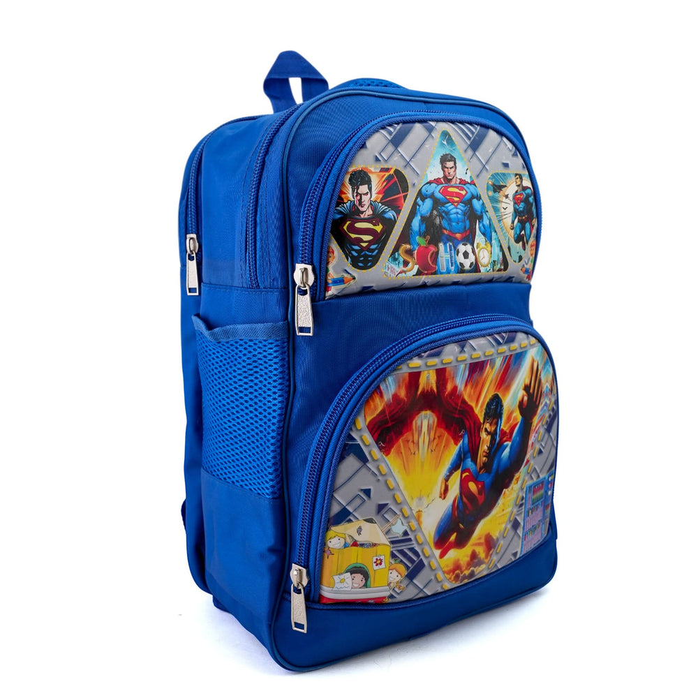 Kids Character Backpack 16" KT-010 - Superman, School Bags, Chase Value, Chase Value