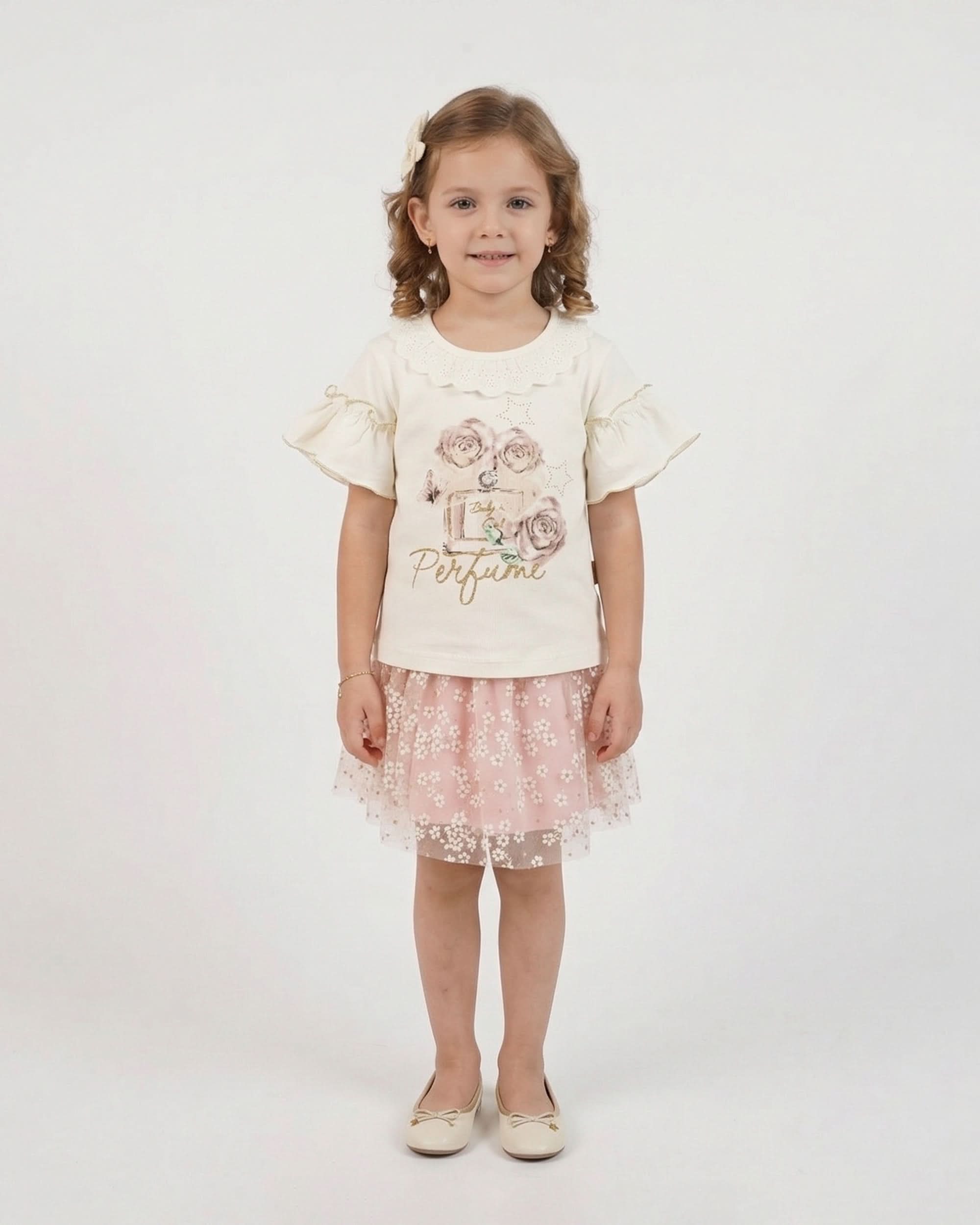 Girl's Half Sleeves Skirt Suit, Girls Half Sleeves Suit, Chase Value, Chase Value