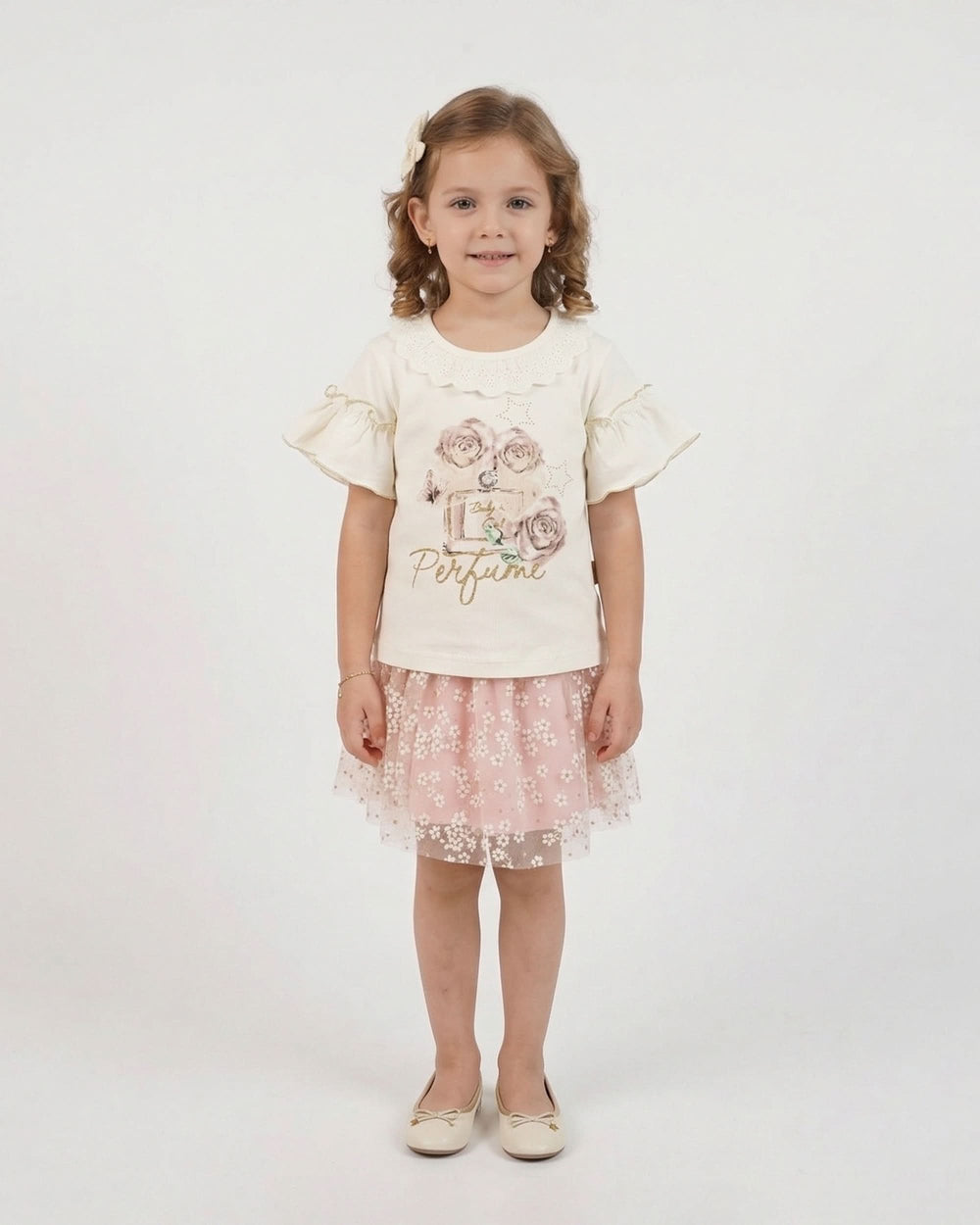 Girl's Half Sleeves Skirt Suit, Girls Half Sleeves Suit, Chase Value, Chase Value